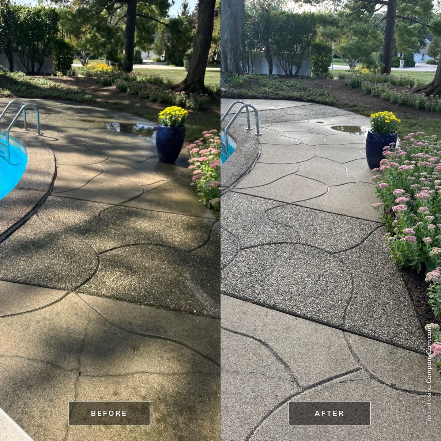 Project in Long Grove by Simmons Power & Soft Washing