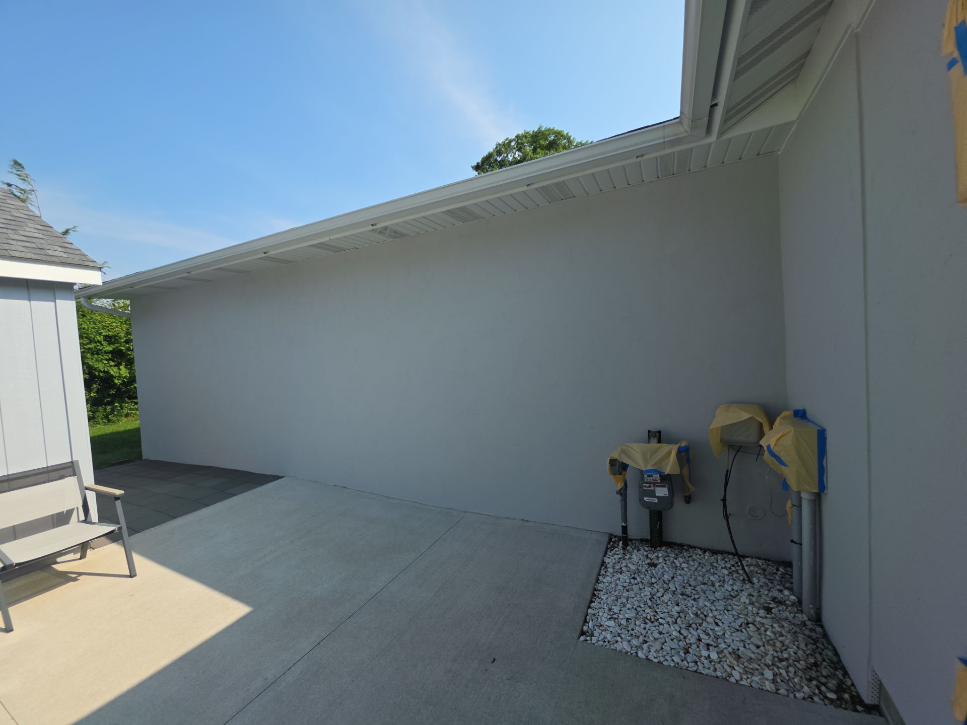 Norton Shores Residential Stucco Repair and Exterior Painting Refresh by Gordon Painting