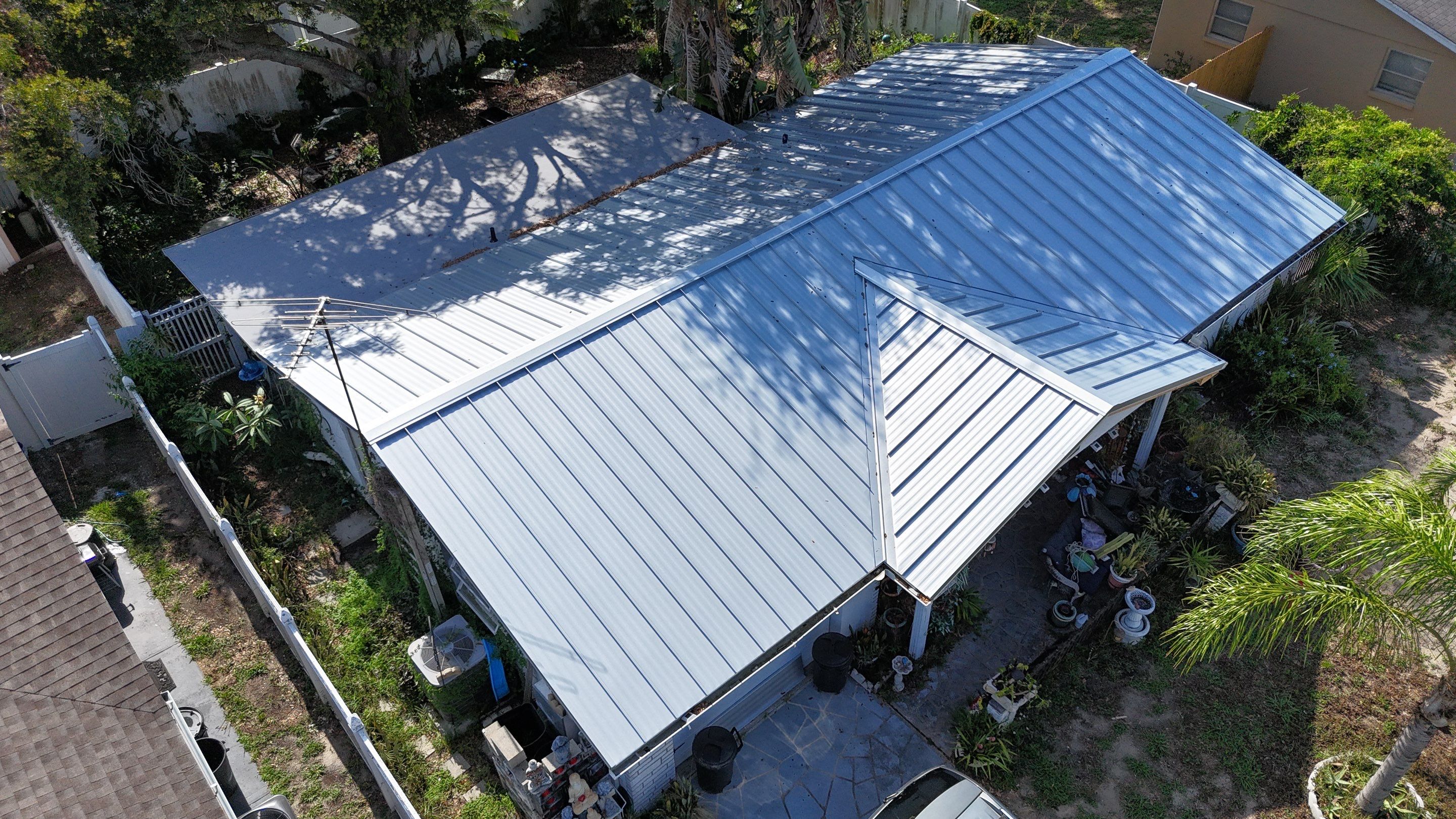 Standing Seam Metal Roof Replacement in Port Richey, FL by Steadfast Roofing 