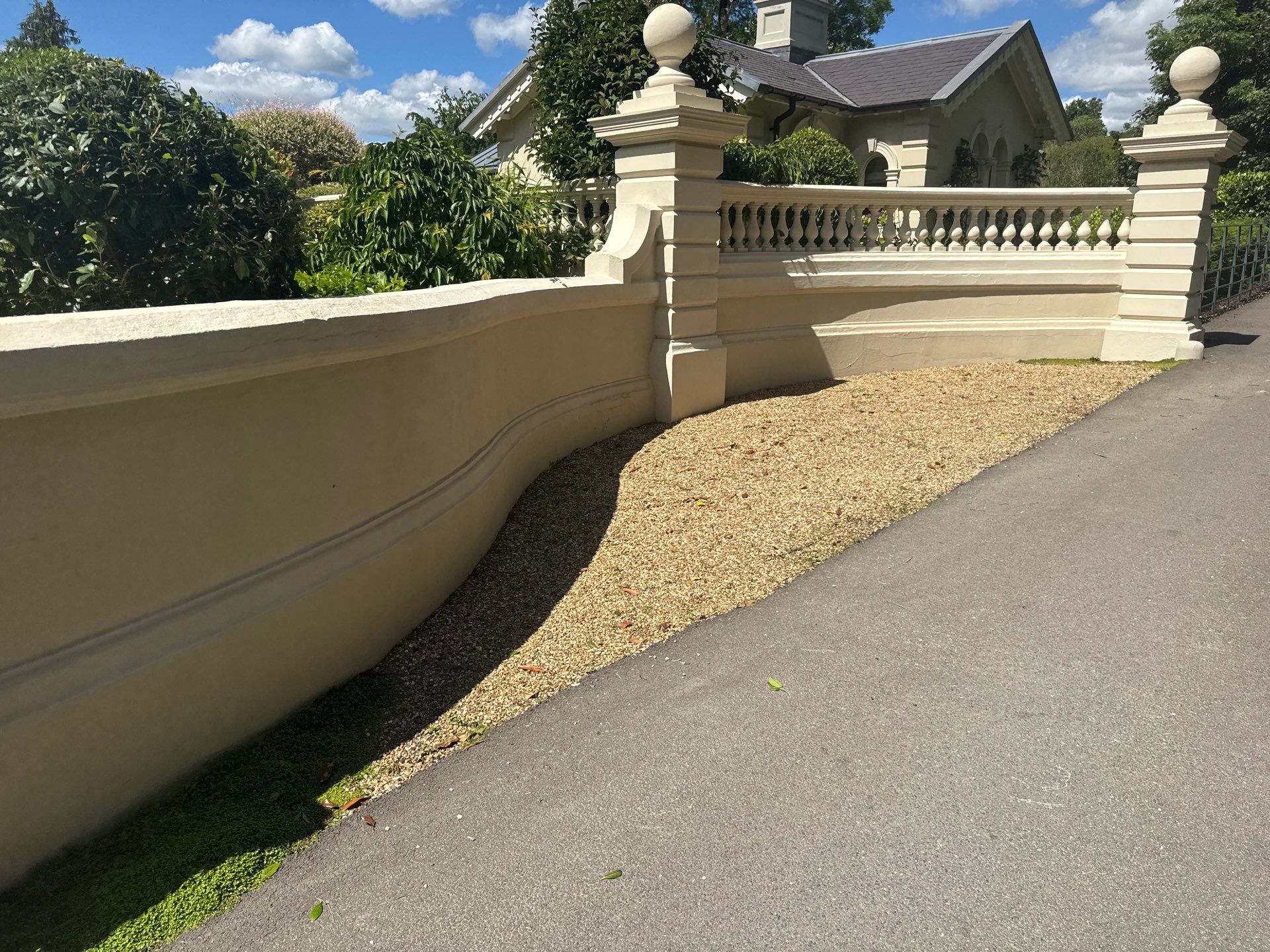Render Clean using Honda 15lpm Low Pressure Washing Machine by Ges Exterior Cleaning ltd