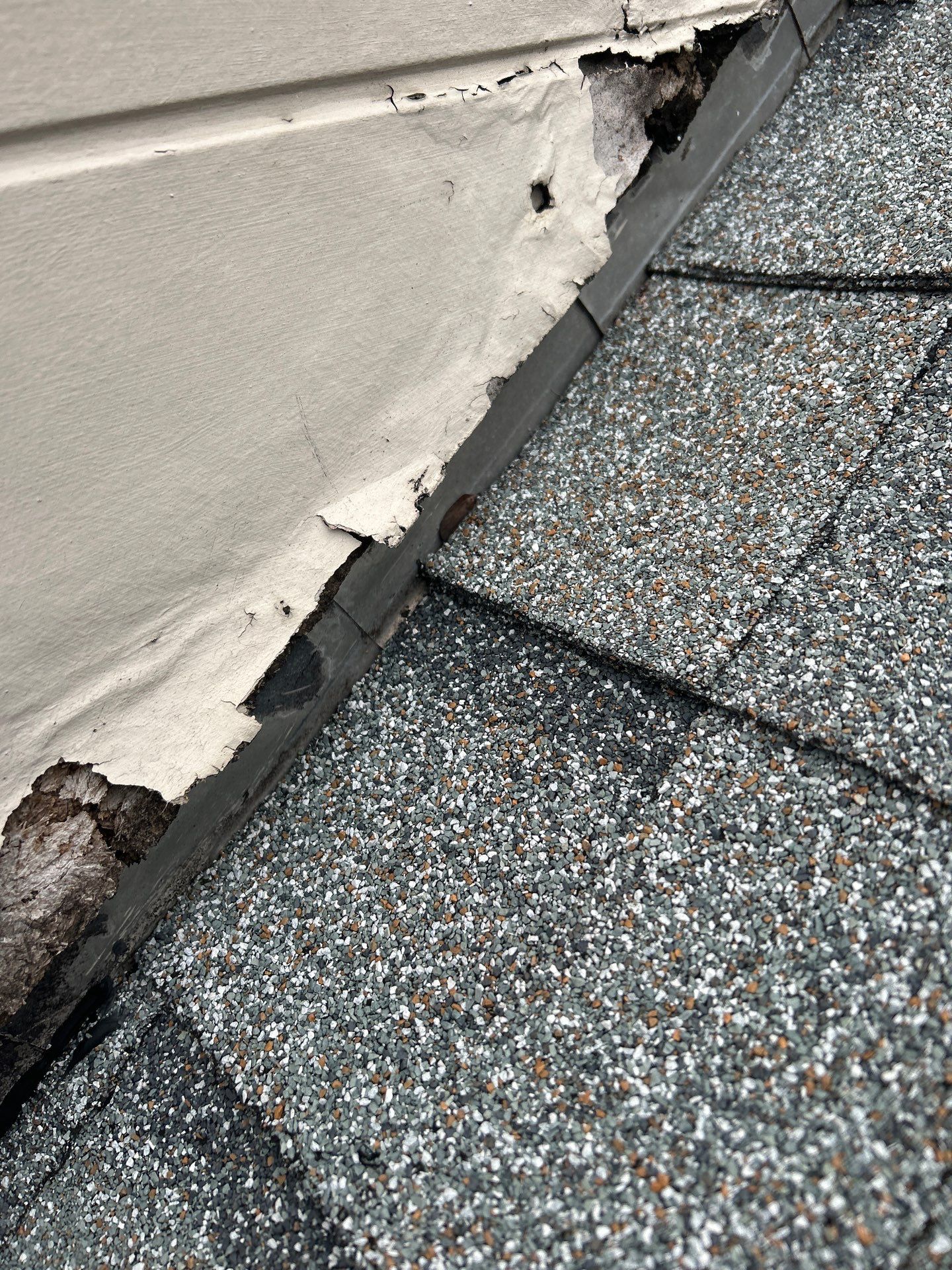 Exterior Damage using Inspection by Karcher Roofing & Construction