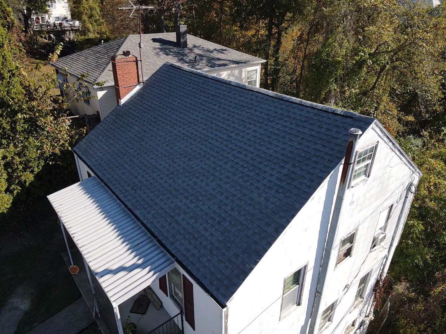 Residential Roofing Installation using GAF Timberline HDZ Fox Hollow Grey by Rainstoppers Roofing