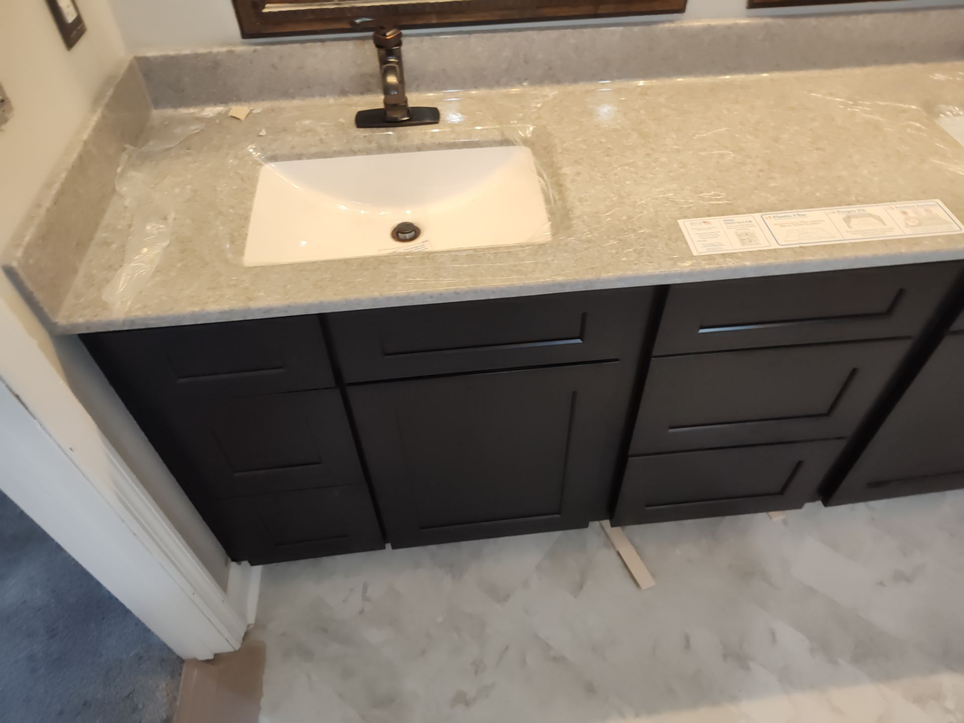 Bathroom repair and remodel by Cornerstone Home Builders, LLC