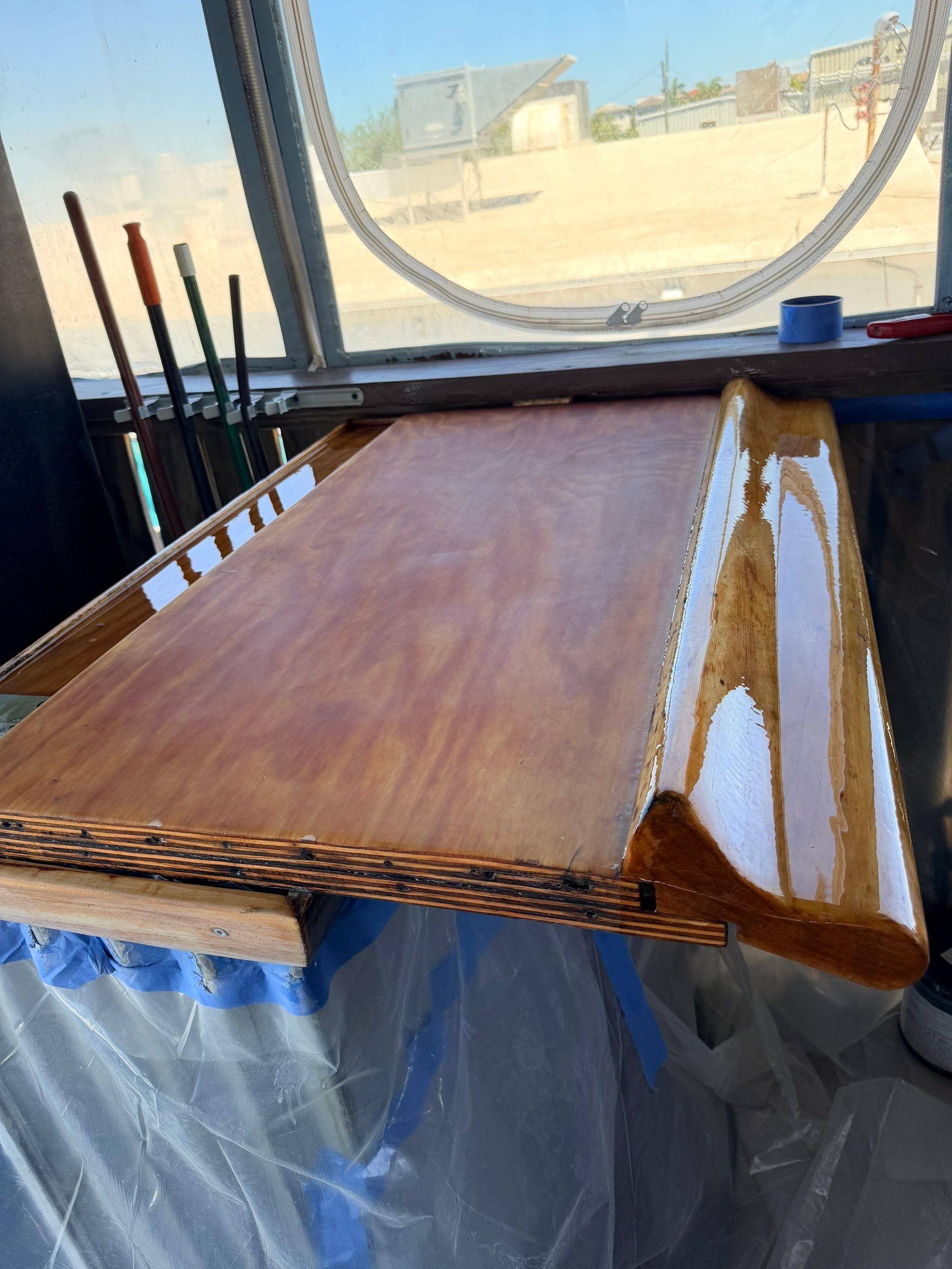 LOCAL FAMOUS FL KEYS BAR REFINISH by Tropical Epoxy Coatings & Creations LLC 