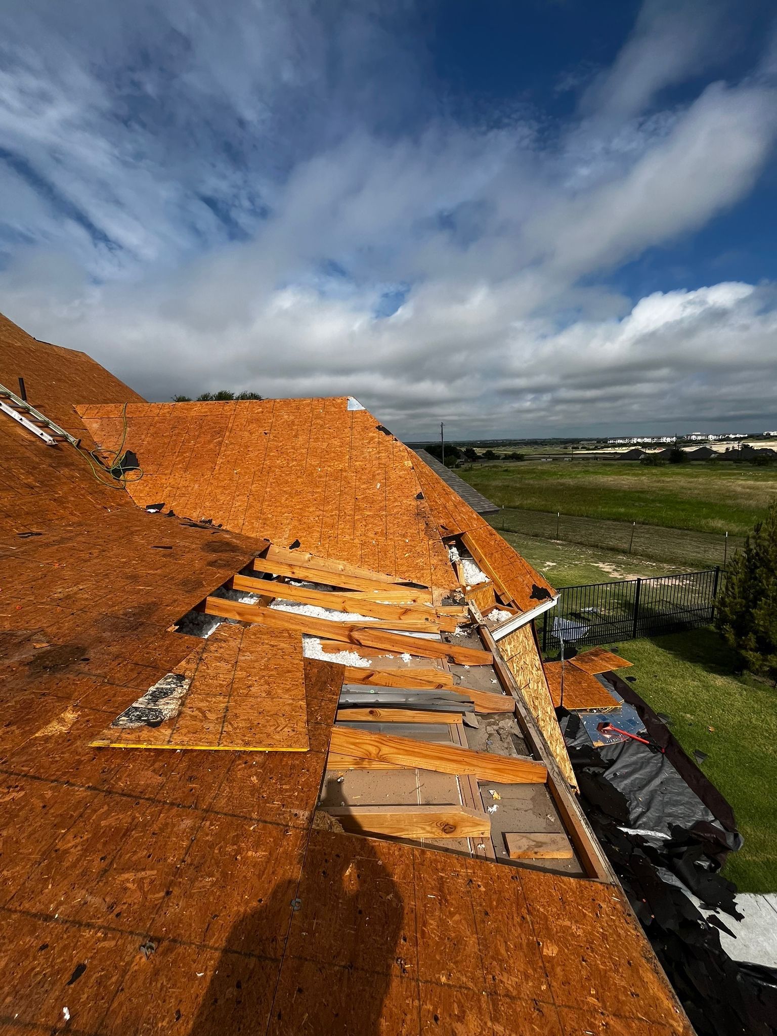 Project in Cleburne by Lonestar Roofing and Restoration LLC.