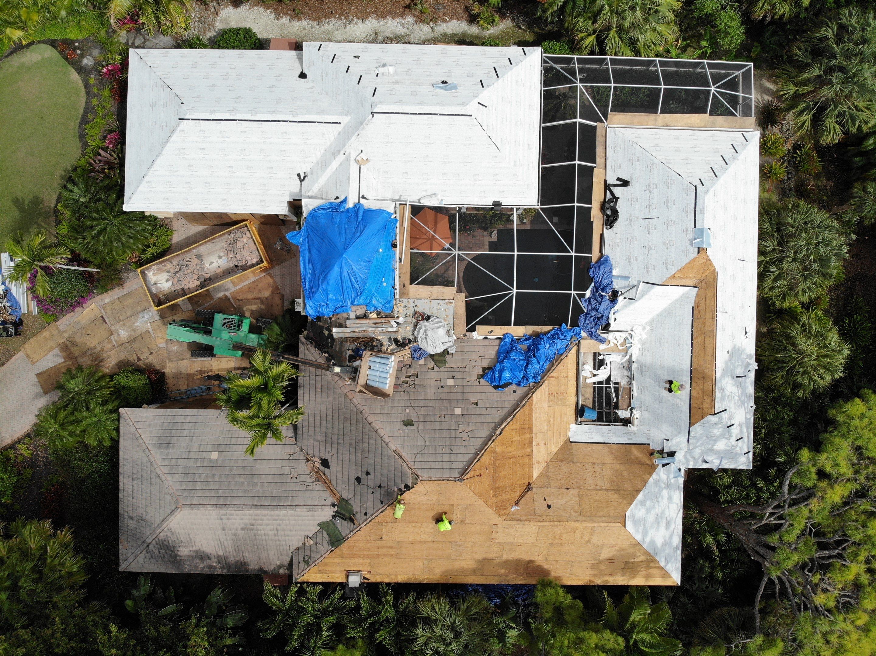 Residential Roofing Installation using Eagle Concrete Tile in Bonita Springs by International Roofing