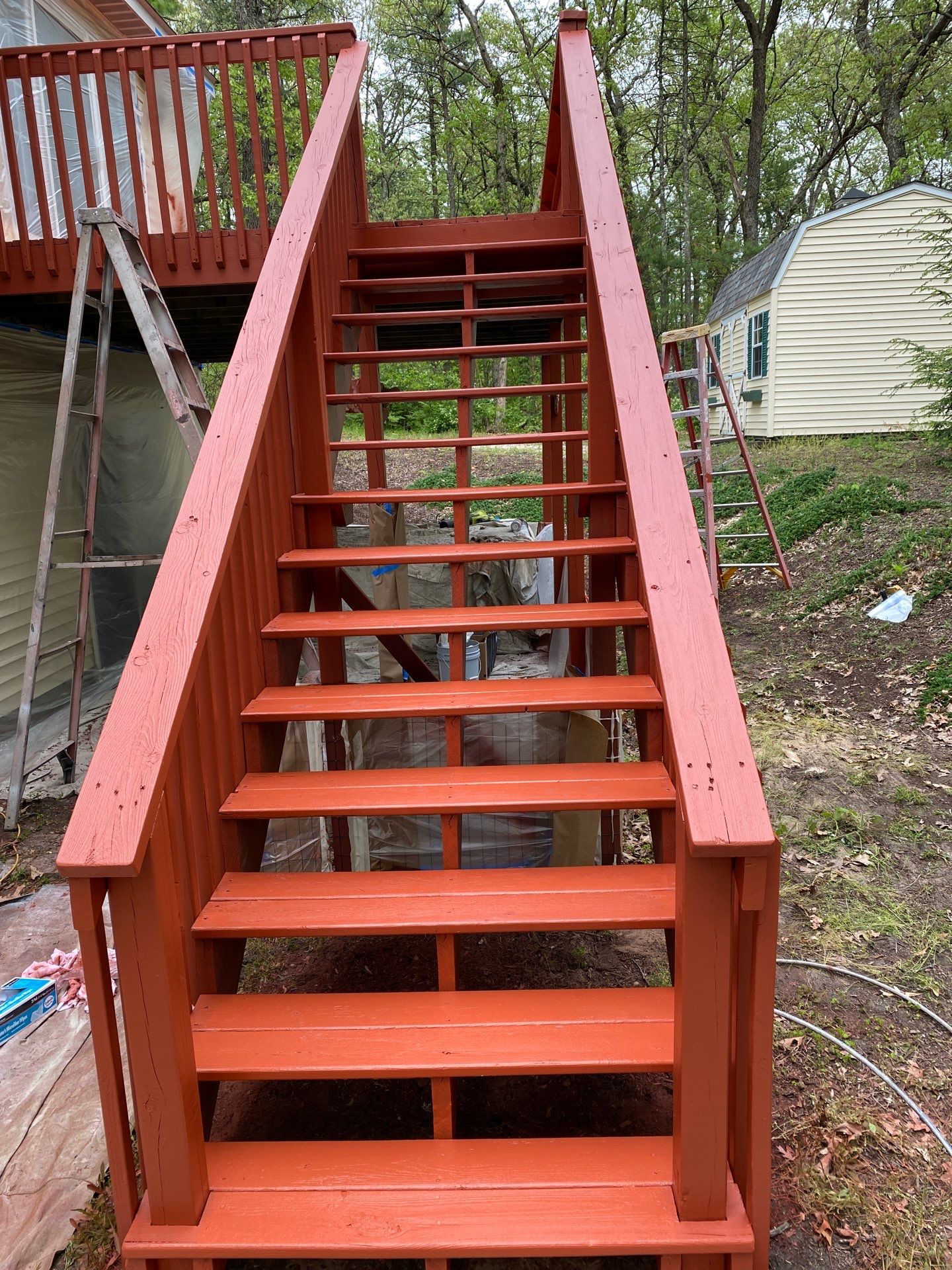Deck color match and Re-stain!  by Gordon Painting