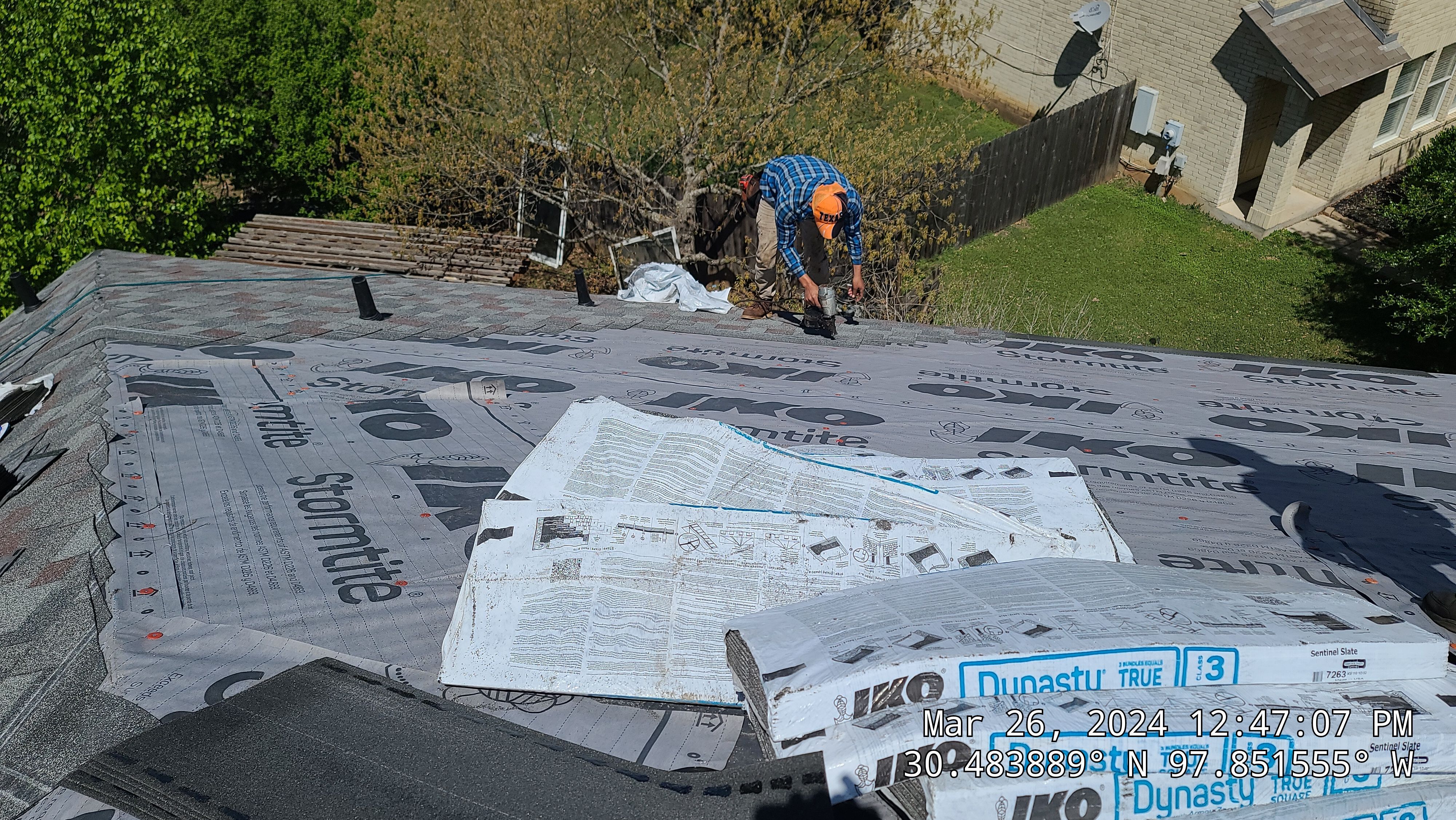 Cedar Park Residential Roofing Replacement with IKO Dynasty Shingles by Caliber Restoration LLC