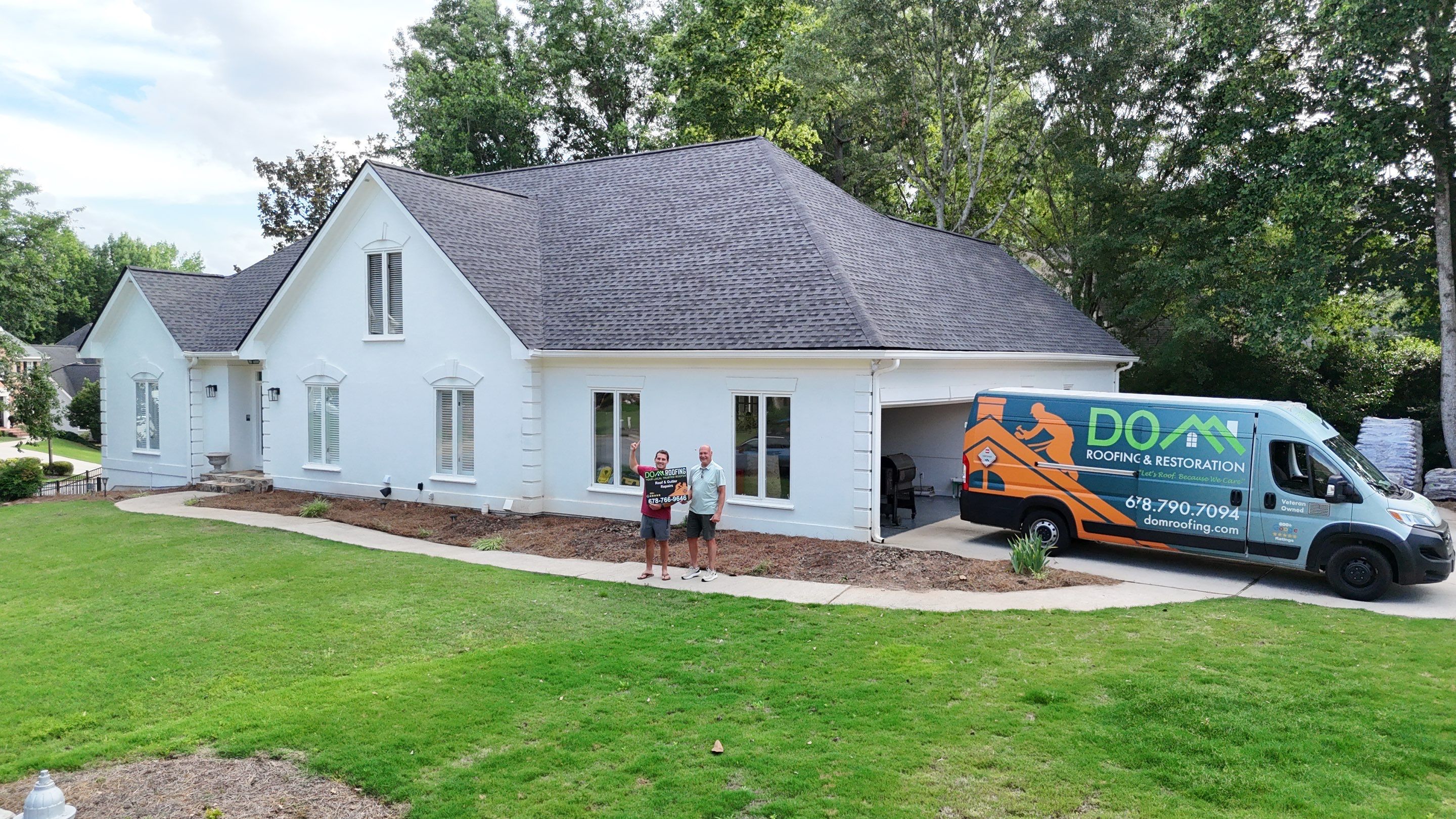  Lackland Court  Norcross Roof Replacement  by Dom Roofing & Restoration