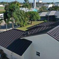 24ga 1.5" Mechanical Seam Matte Black by Total Roofing System The Metal Roof Experts