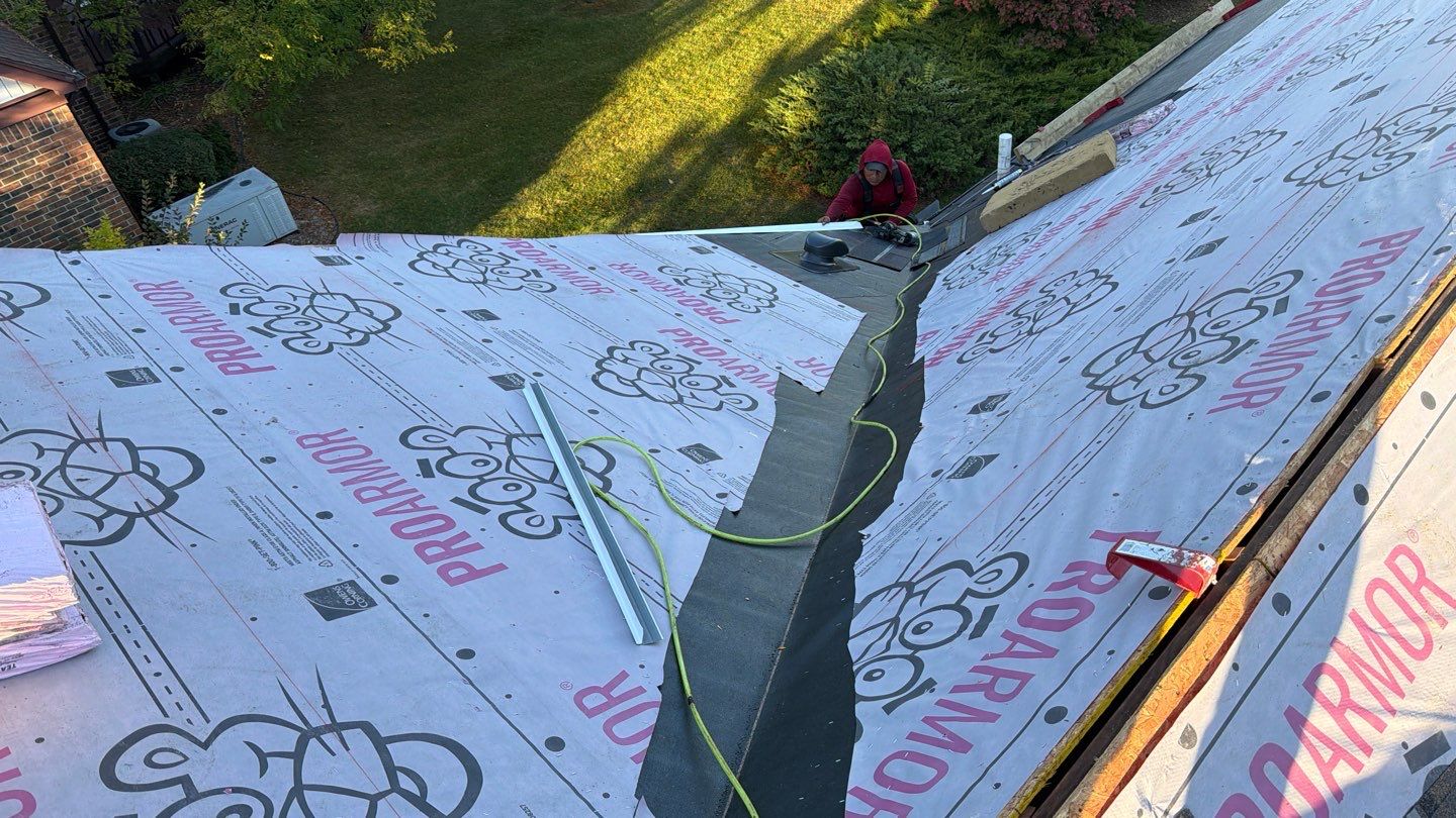 Roof Replacement using Owens Corning Teak by 180 Contractors