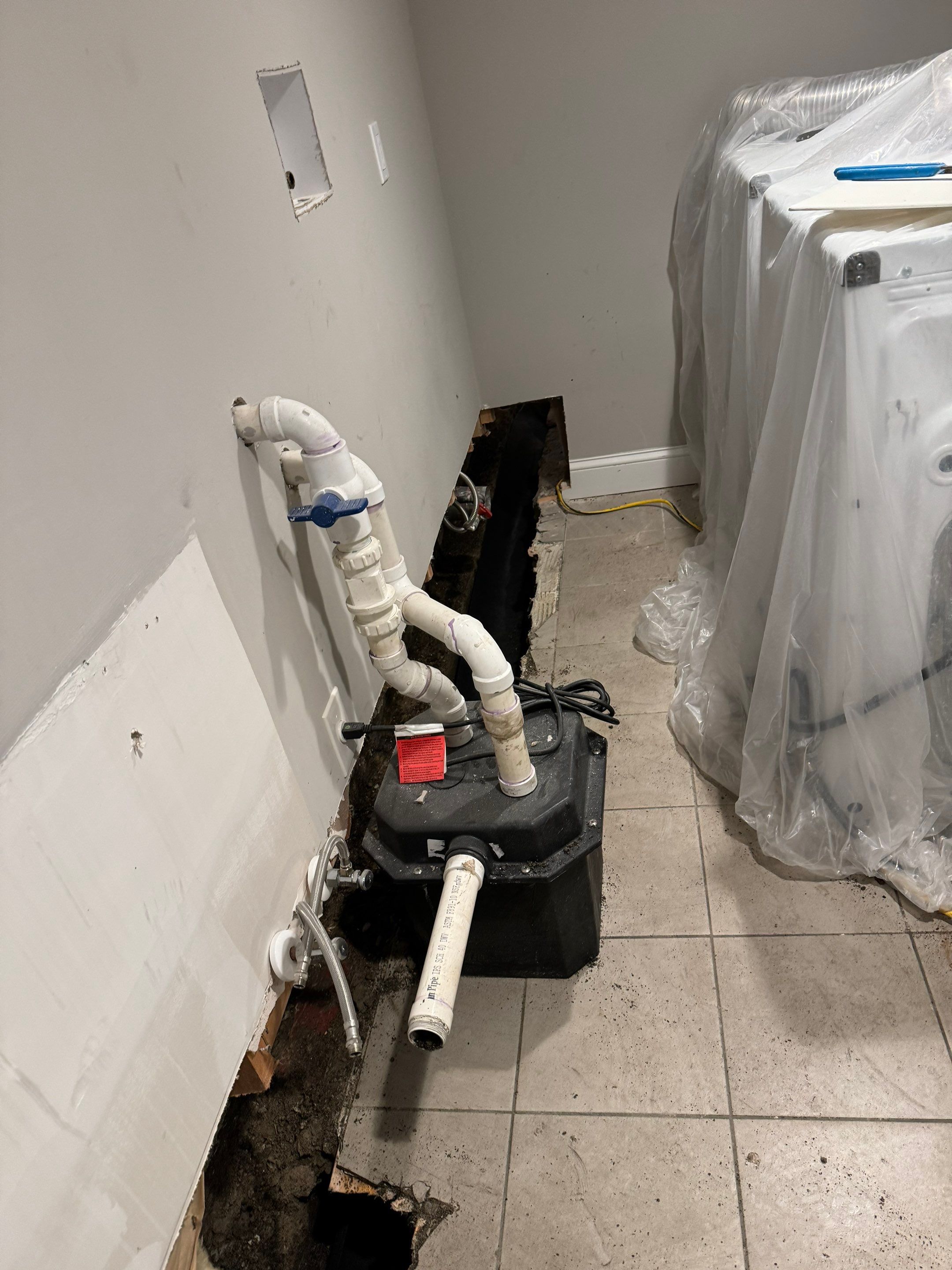 Interior French Drain Livingston NJ by Pure Service Pro, LLC 