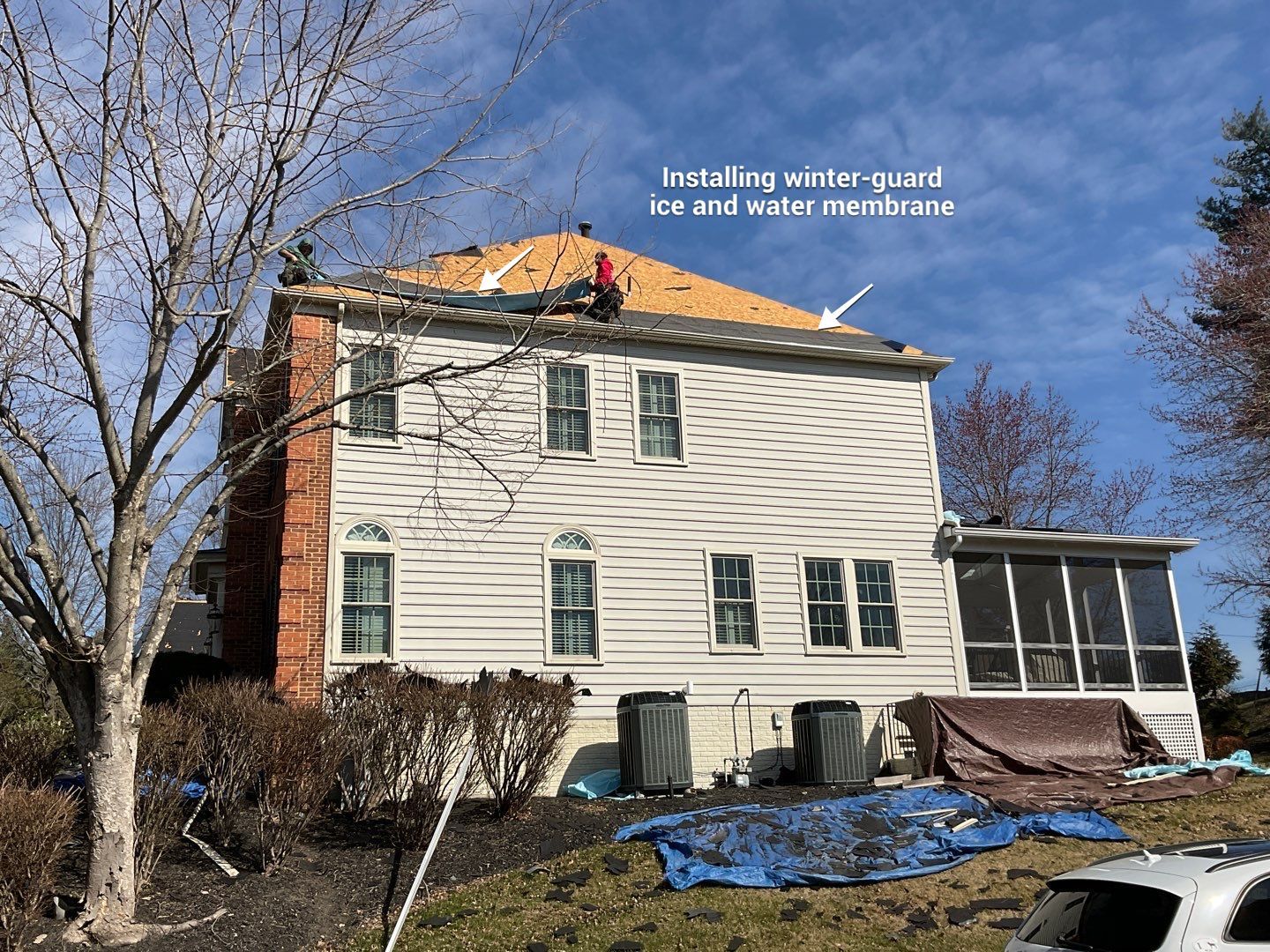 New Roof Installation & New Gutters and downspouts  by Alpha Design Services