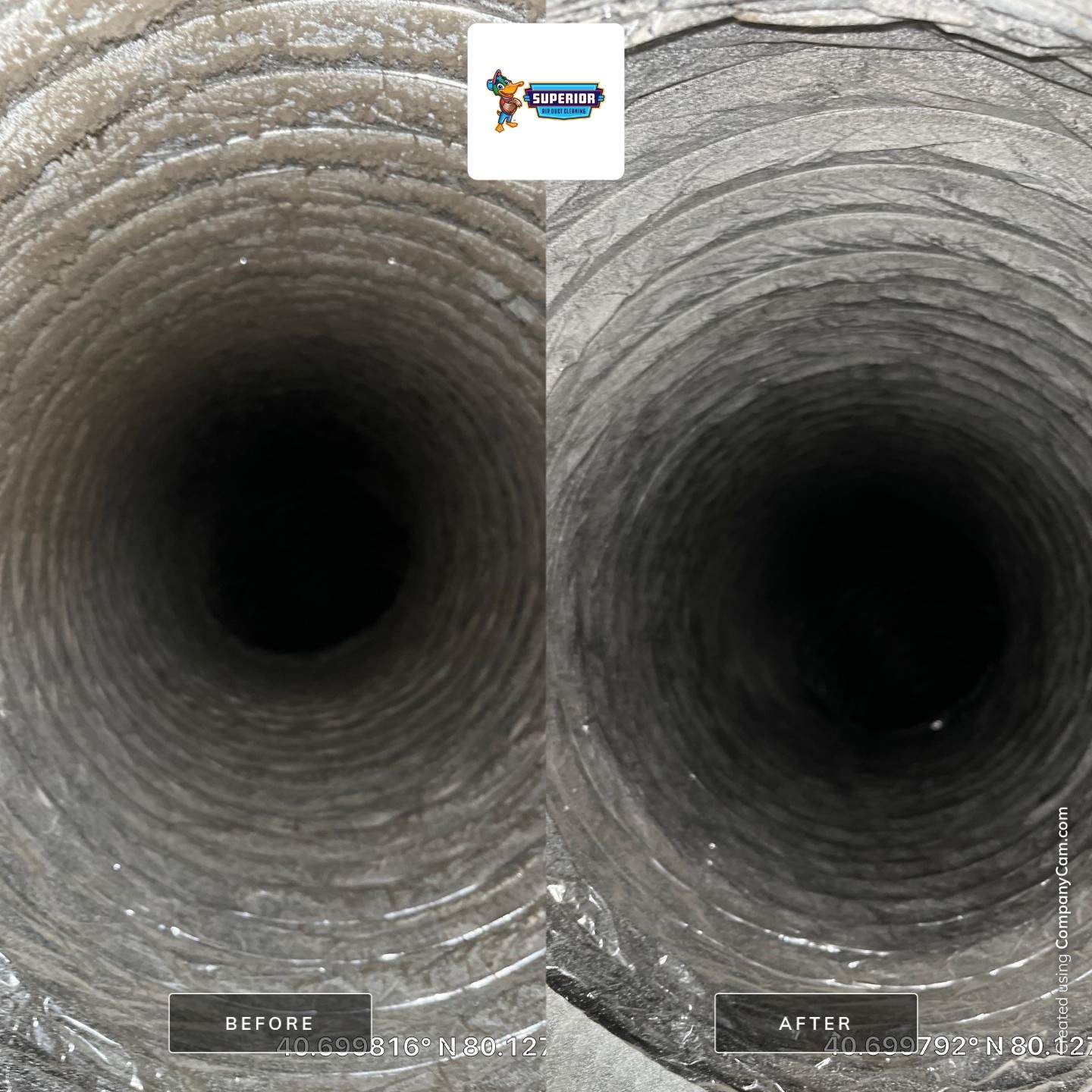 Air Duct Cleaning With a Vacuum Truck in Cranberry Twp, PA by Superior Air Duct Cleaning