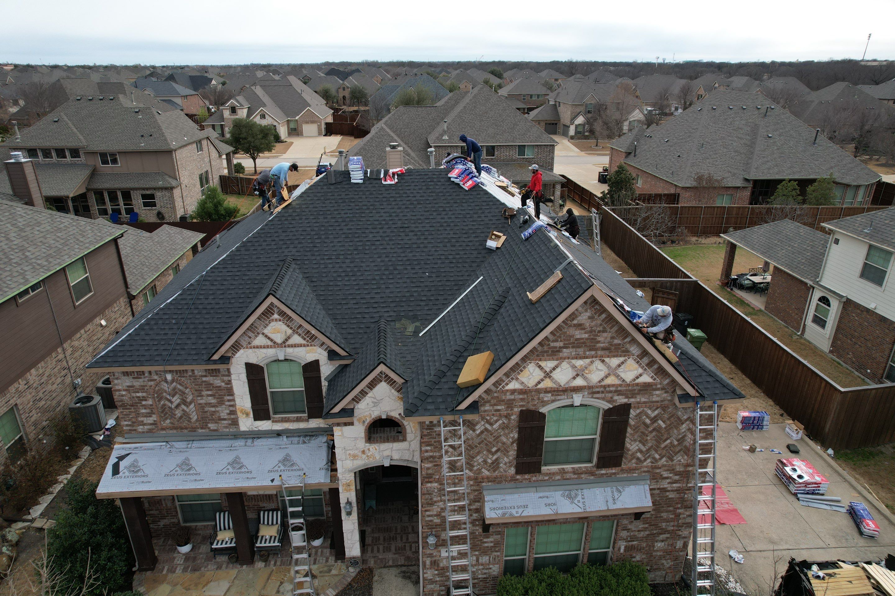 Project in Murphy by Zeus Exteriors