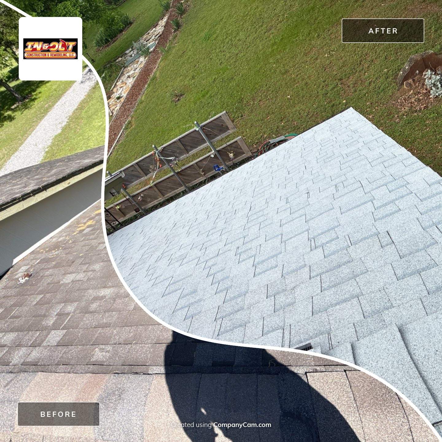 Shasta White TruDef Owens Corning Shingles by In & Out Construction & Remodeling, LLC