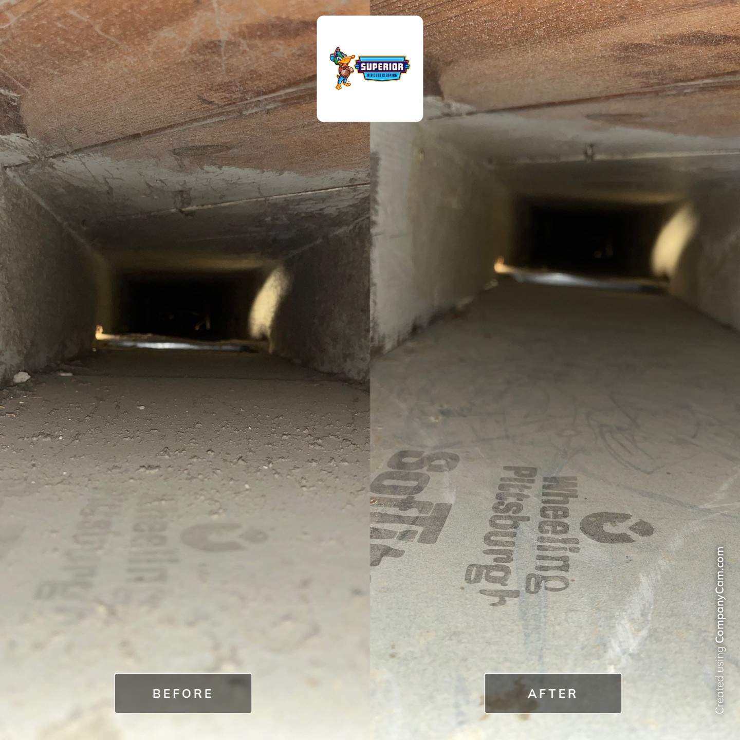 Air Duct Cleaning With a Vacuum Truck in Austintown, OH by Superior Air Duct Cleaning