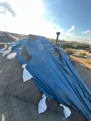 Residential Roofing Repair using Owen's Corning Duration (Lifetime) Shingles