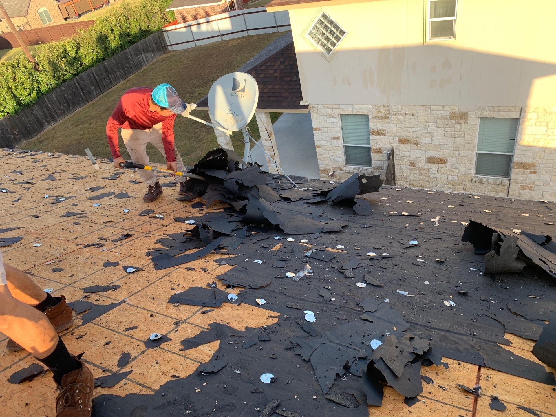 Hail Damage Restoration and Full Roof Replacement in Killeen by Caliber Restoration LLC