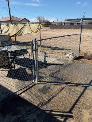 Gate Repair using chain -link