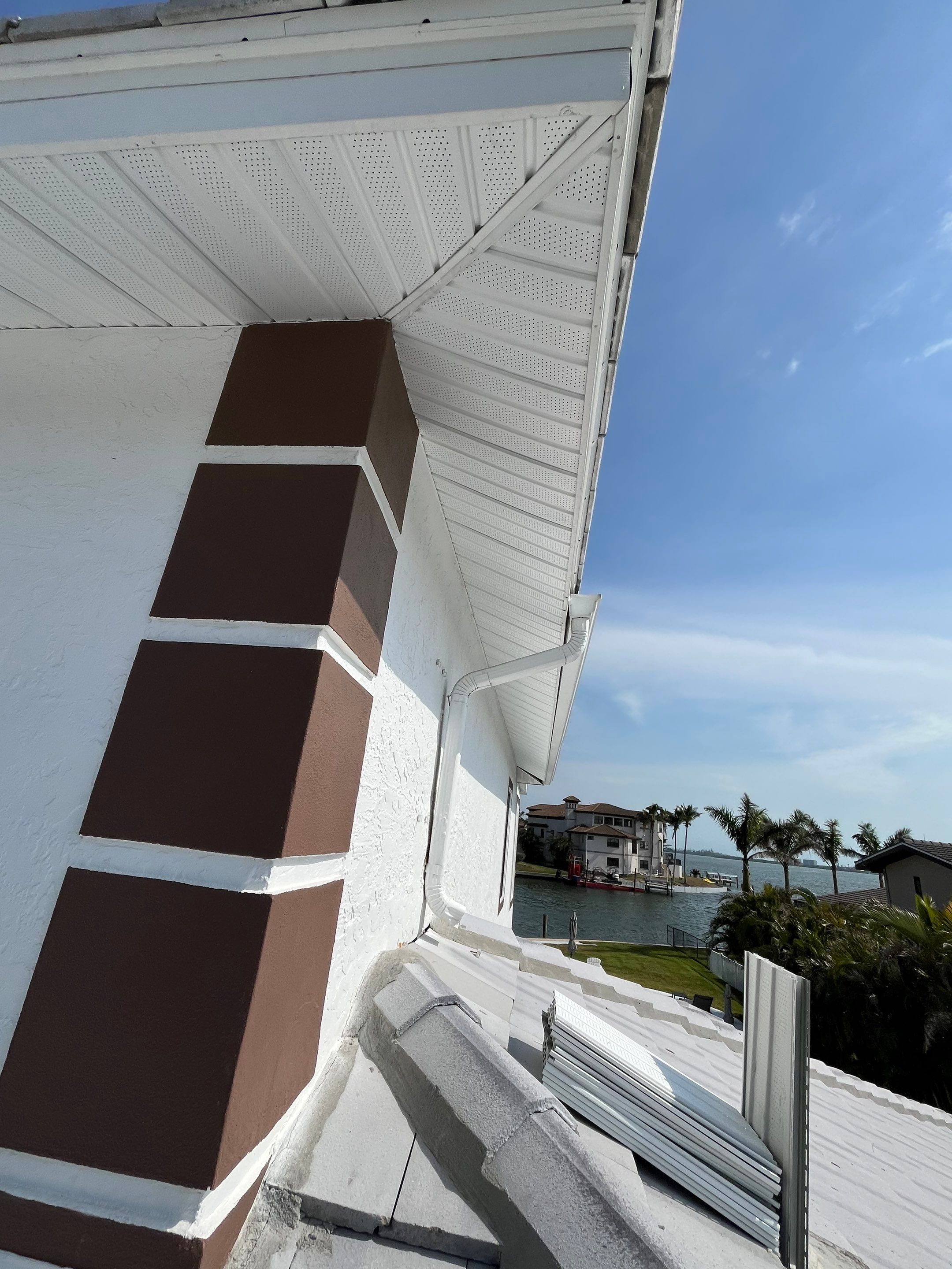 Repainting and Upgrading Gutters in Sarasota FL by Gutter Professors