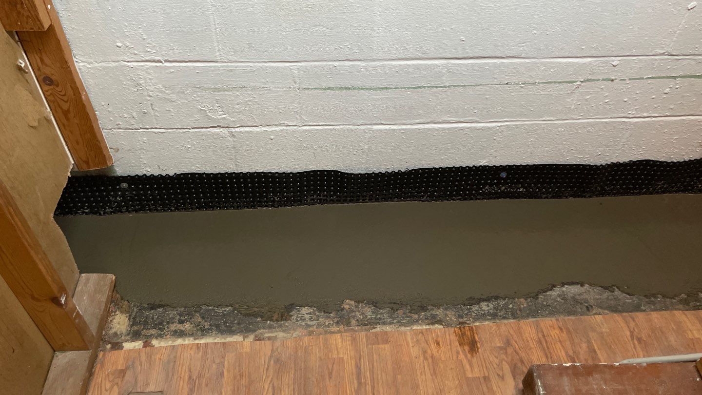 Drain Tile & a Sump Pump for our Property Management Partner by Waterproofing Northeast