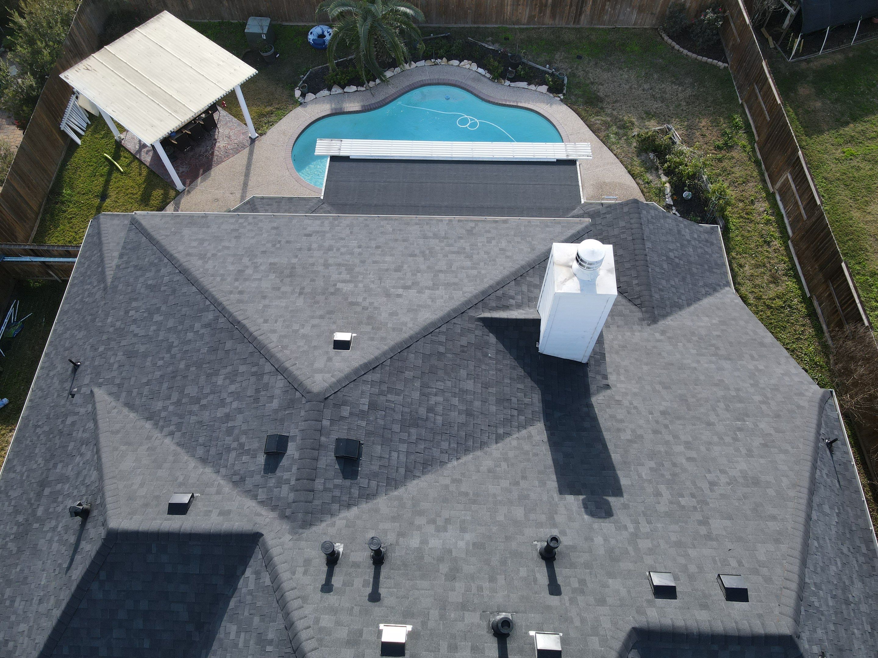 Roof Replacement using Owen's Corning - Duration Onyx Black by Roof Concepts Construction
