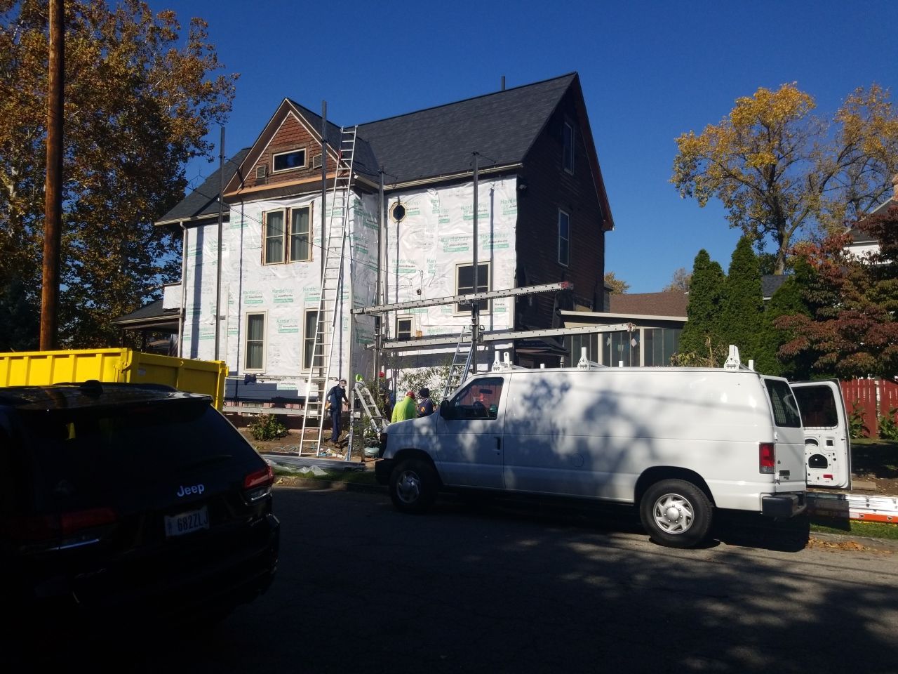Fire damaged home in Tremont by Absolute Roofing and Construction