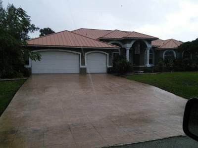 Residential Roofing Installation using 1" Nail strip metal roof