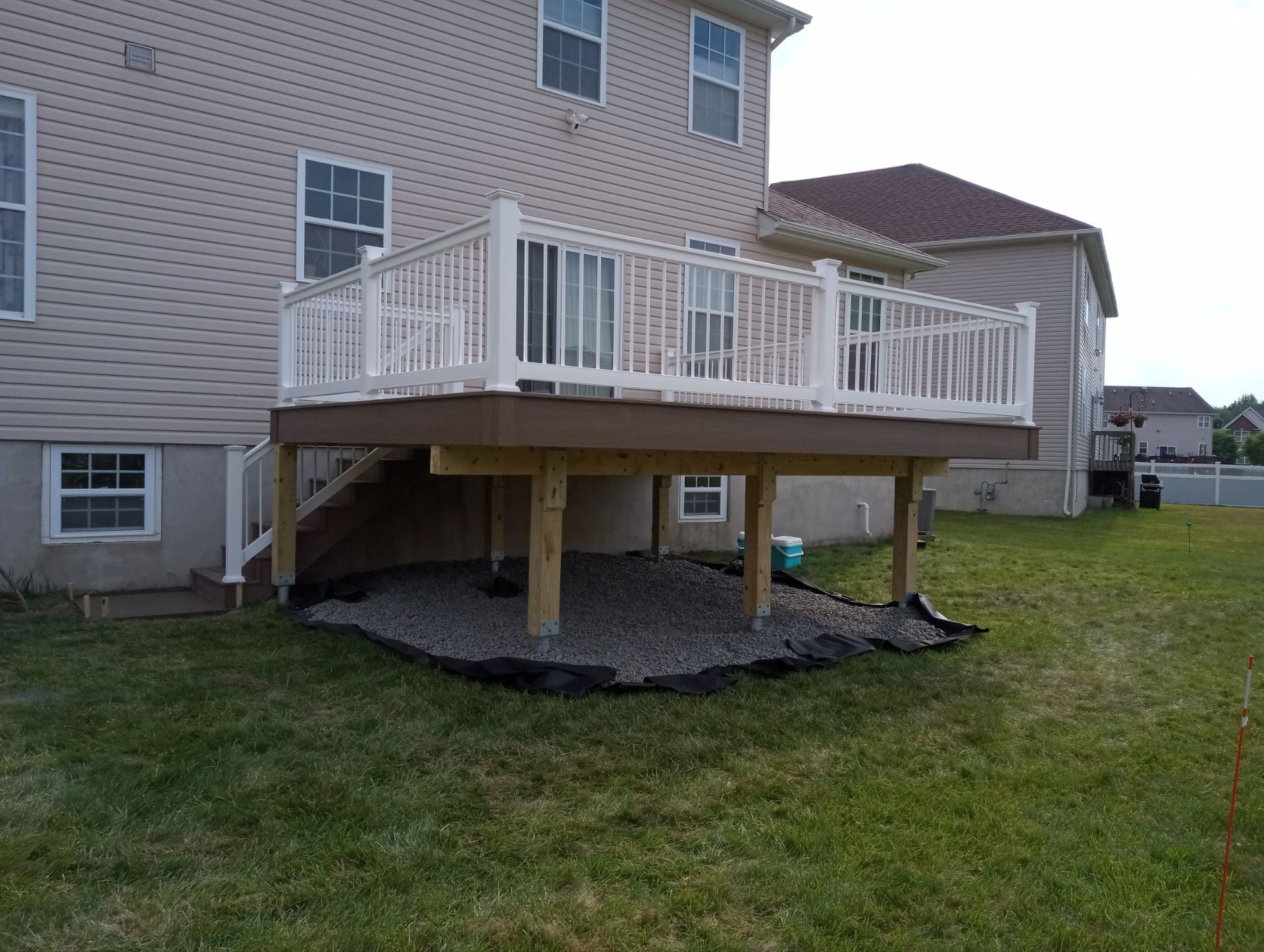 New Deck in Monroe by deck guardian
