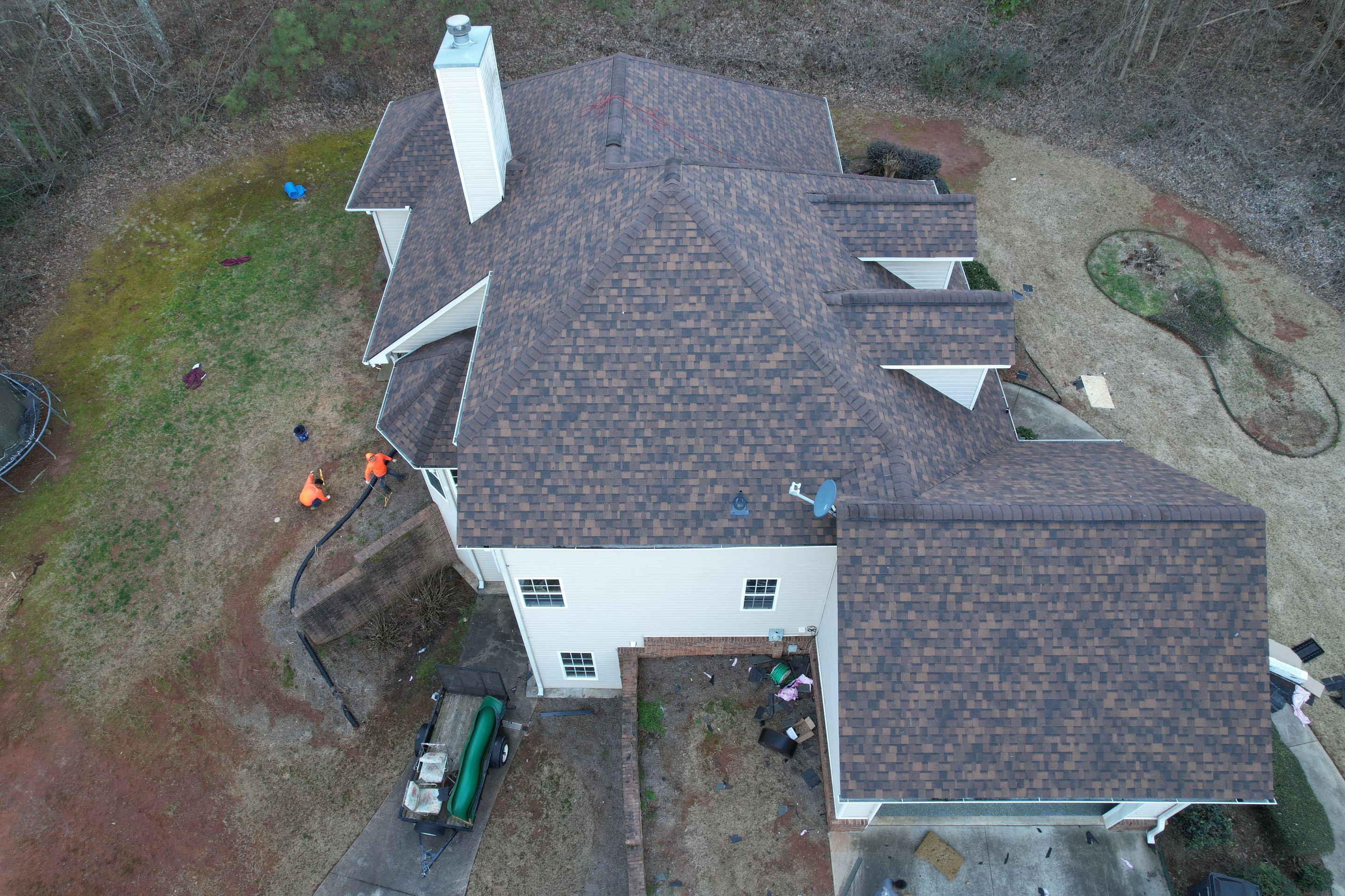 Residential Roofing Installation using Owens Corning by Inspector Roofing and Restoration
