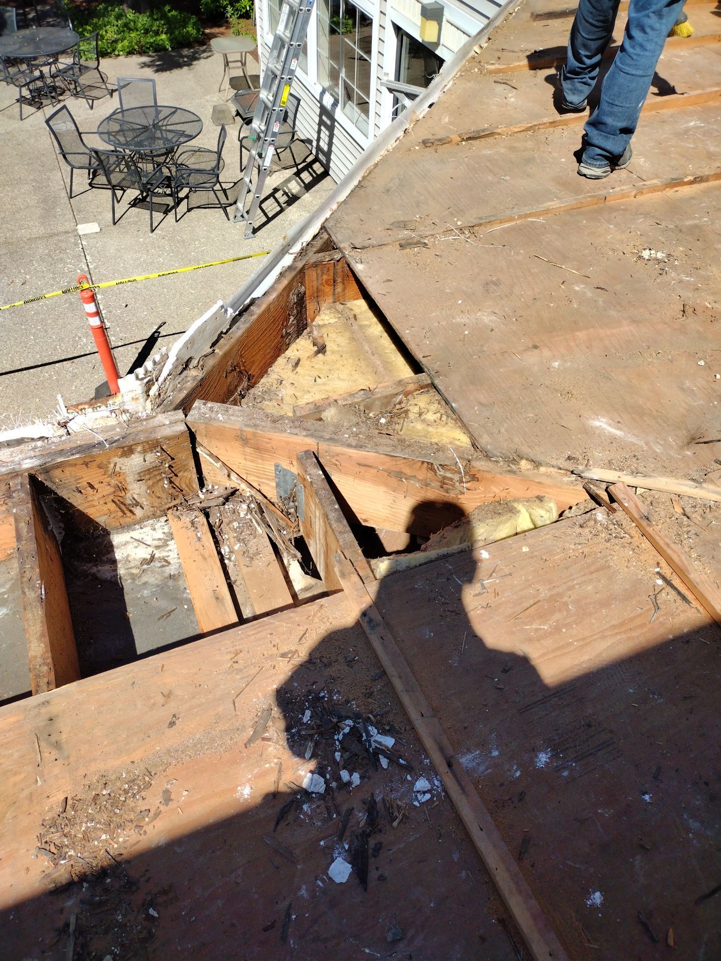 Dec-Tec Walkable Membrane using Dec-Tec (Color: Granite) by Orezona Building & Roofing Company, Inc.