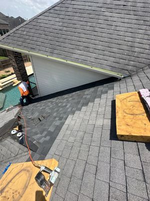 Residential Roofing Repair using Owen's Corning Duration (Lifetime) Shingles