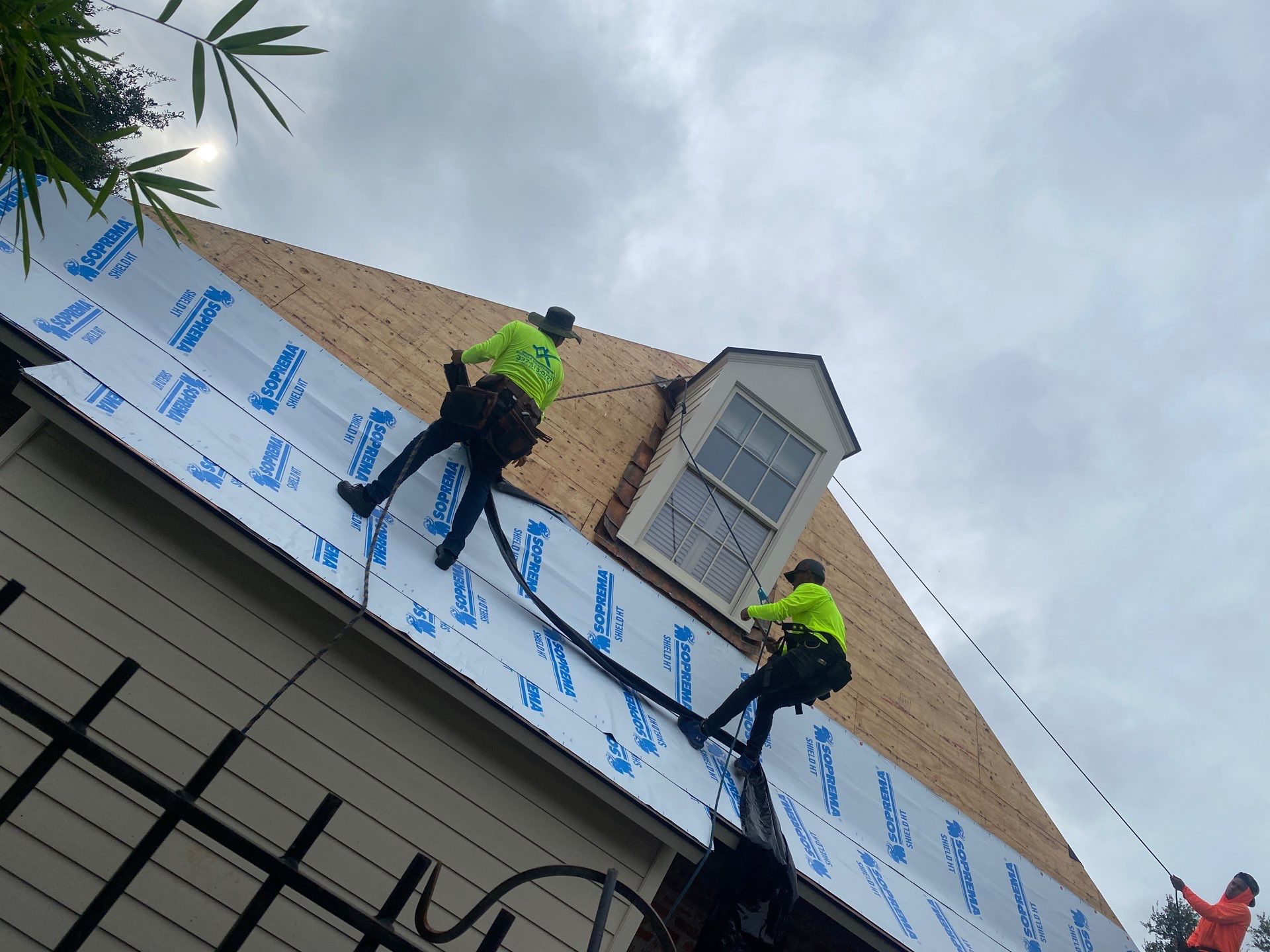 Slate Install on an A Hays Town Home by Ahm Construction LLC