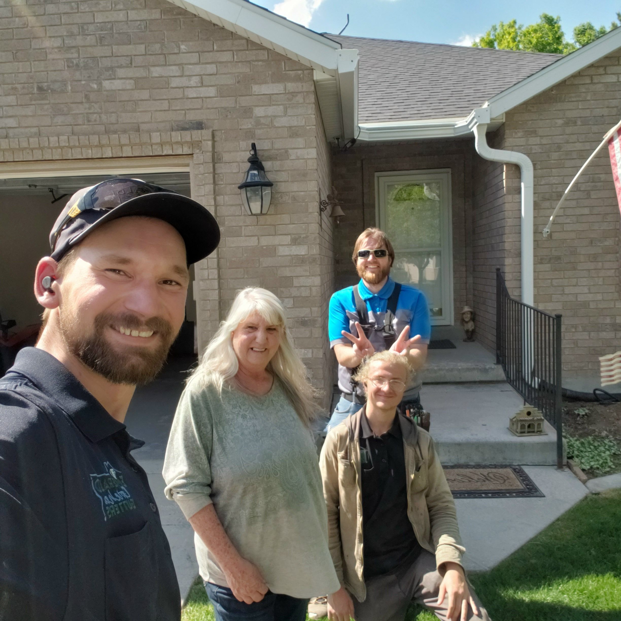 Project in Riverton by Emerald Gotcha Gutters 