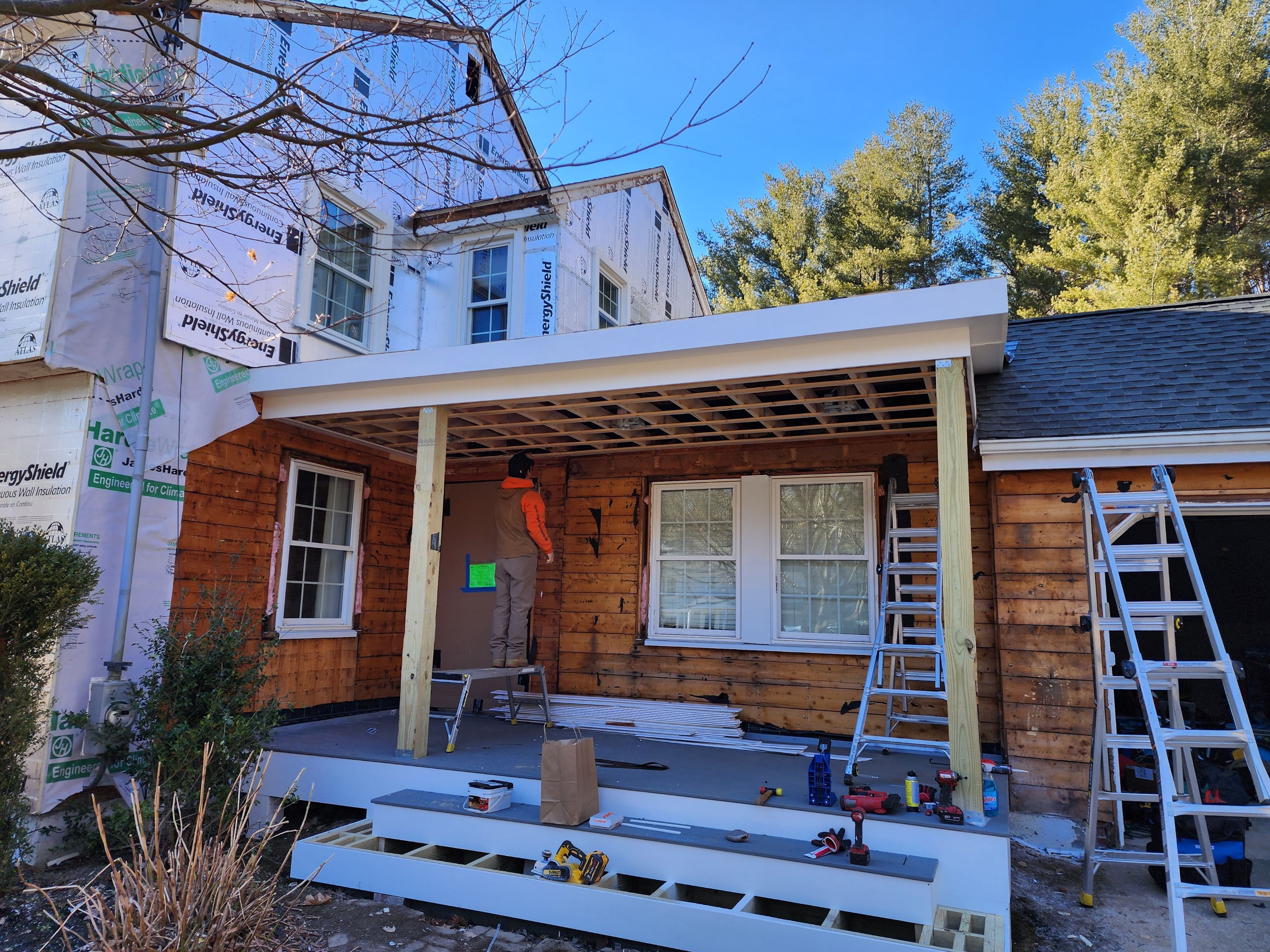 Exterior renovation in Wayland MA by UBrothers Construction