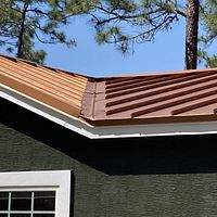 24ga 1.5" Snap-Lock Copper Metallic  by Total Roofing System The Metal Roof Experts