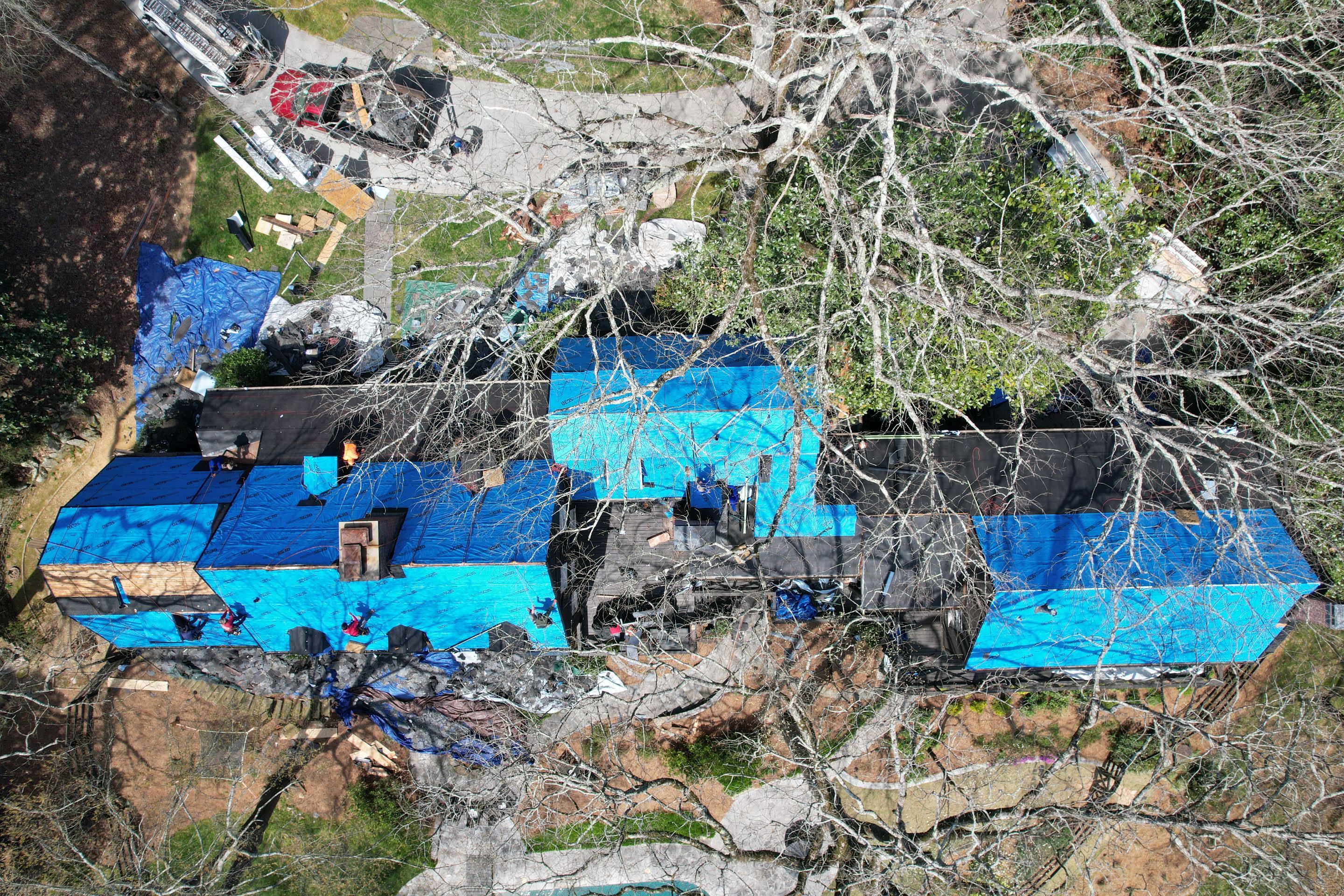 Residential Roofing Installation using Da Vinci Slate  by Inspector Roofing and Restoration