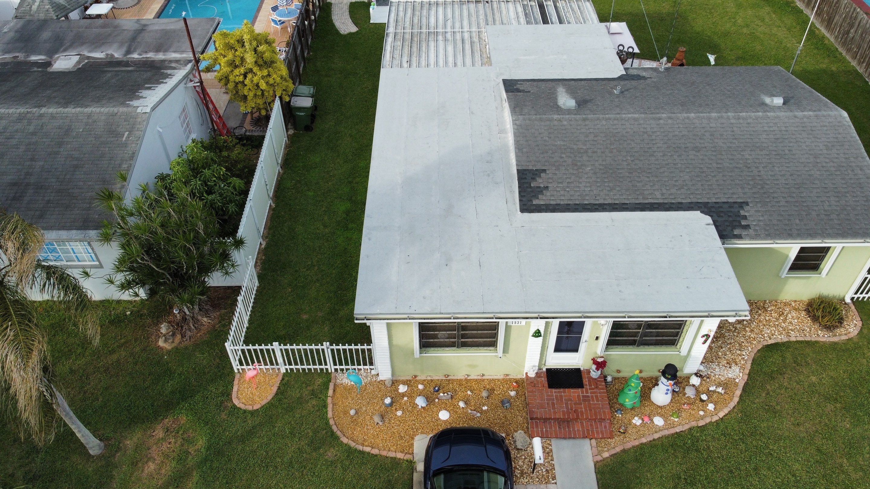 Flat Roof Replacement with Hot Mopped Granular Cap Sheet by BOB HILSON & CO INC