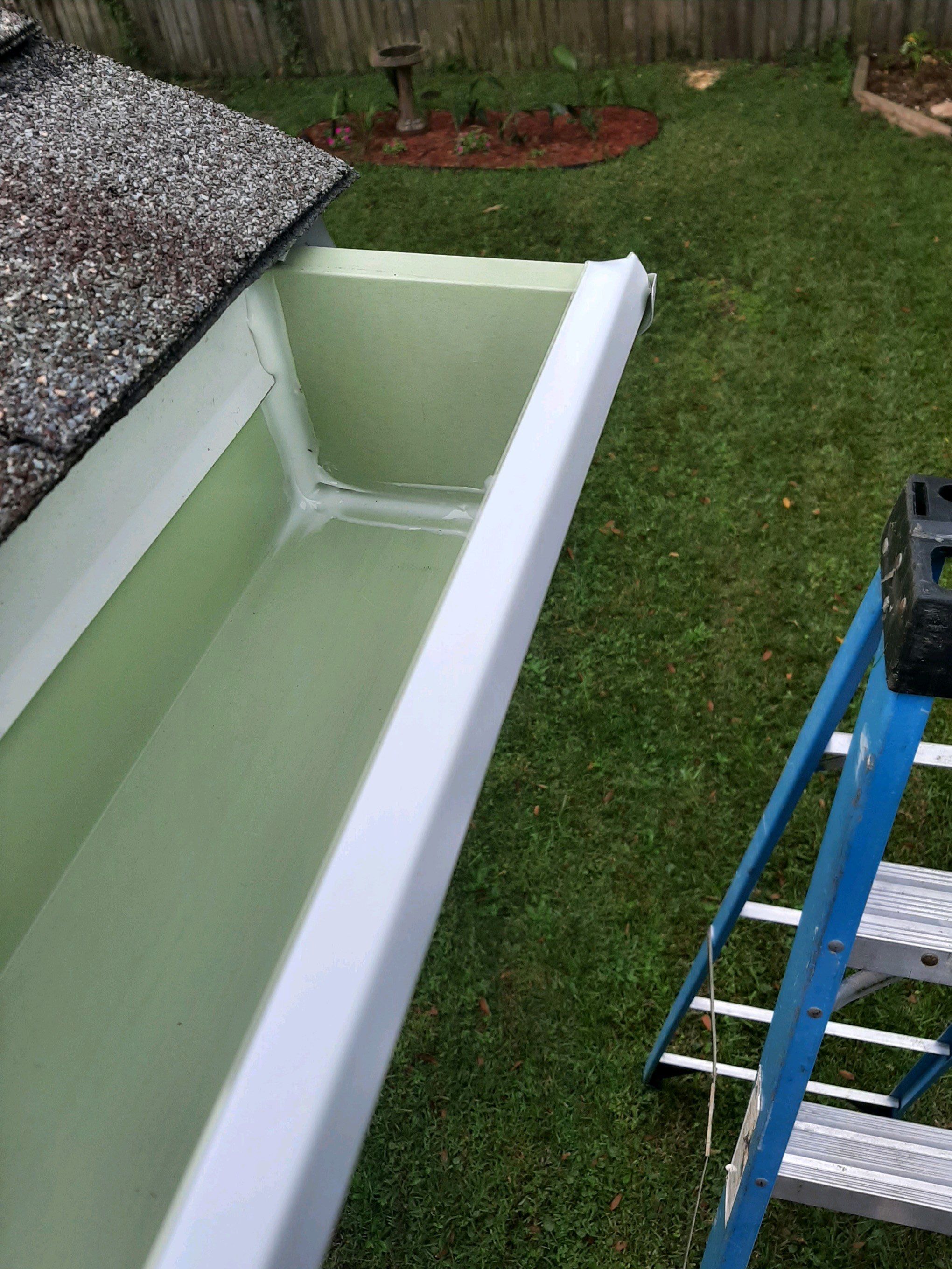 Gutter Installation using K-Style Seamless Gutters by Gutter Professors