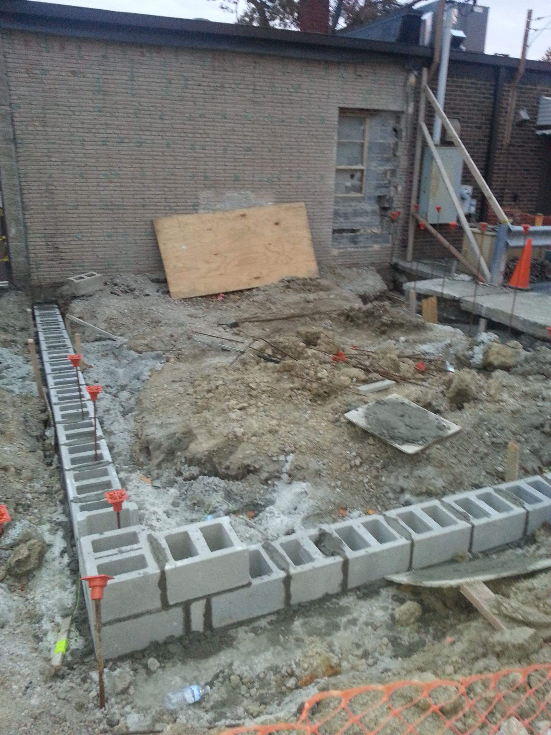 New Masonry Garage and Storage Building by Northwest Construction 