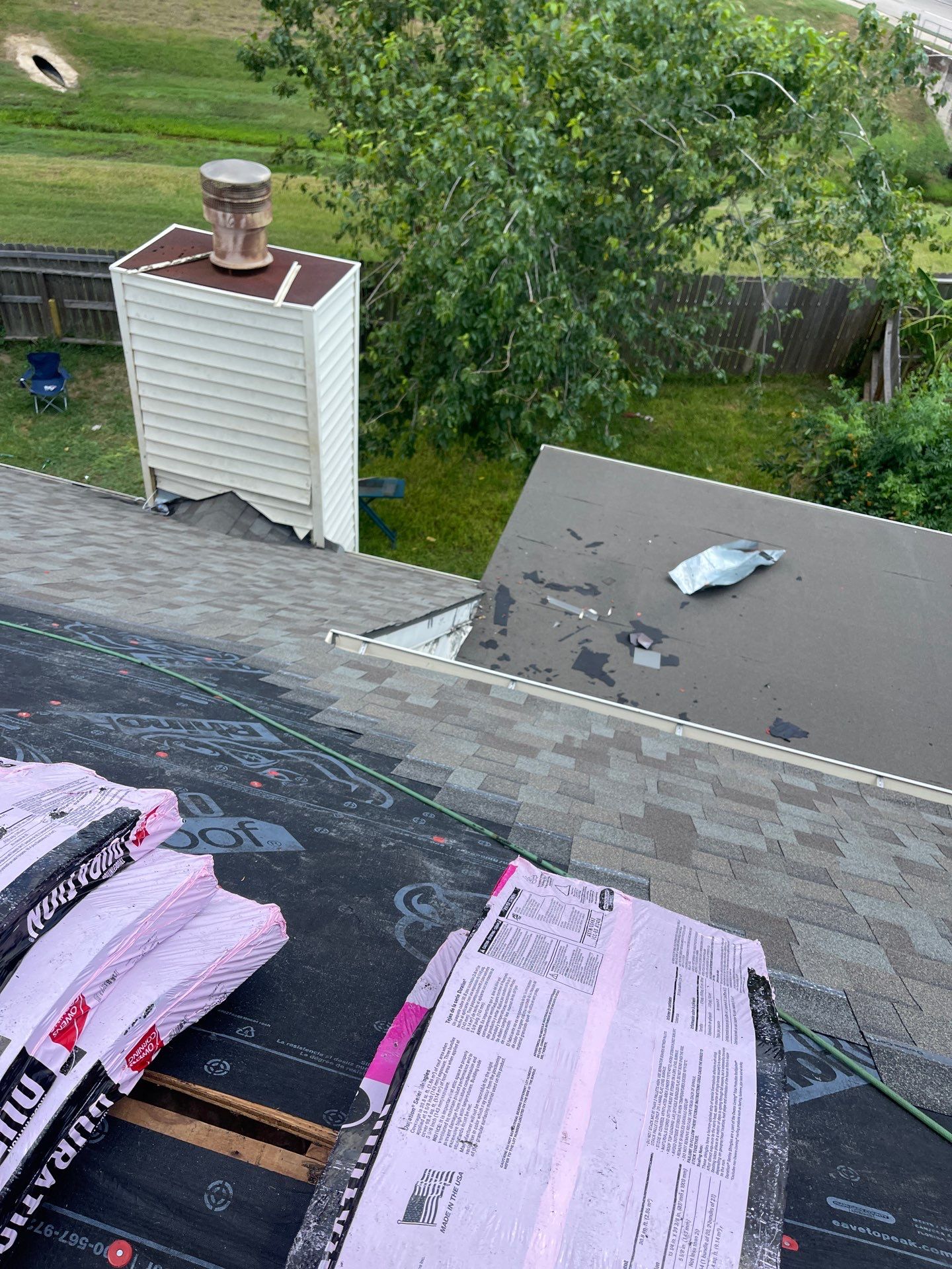 Residential Roofing Installation using Owen's Corning Duration (Lifetime) Shingles by Roof Repair Company