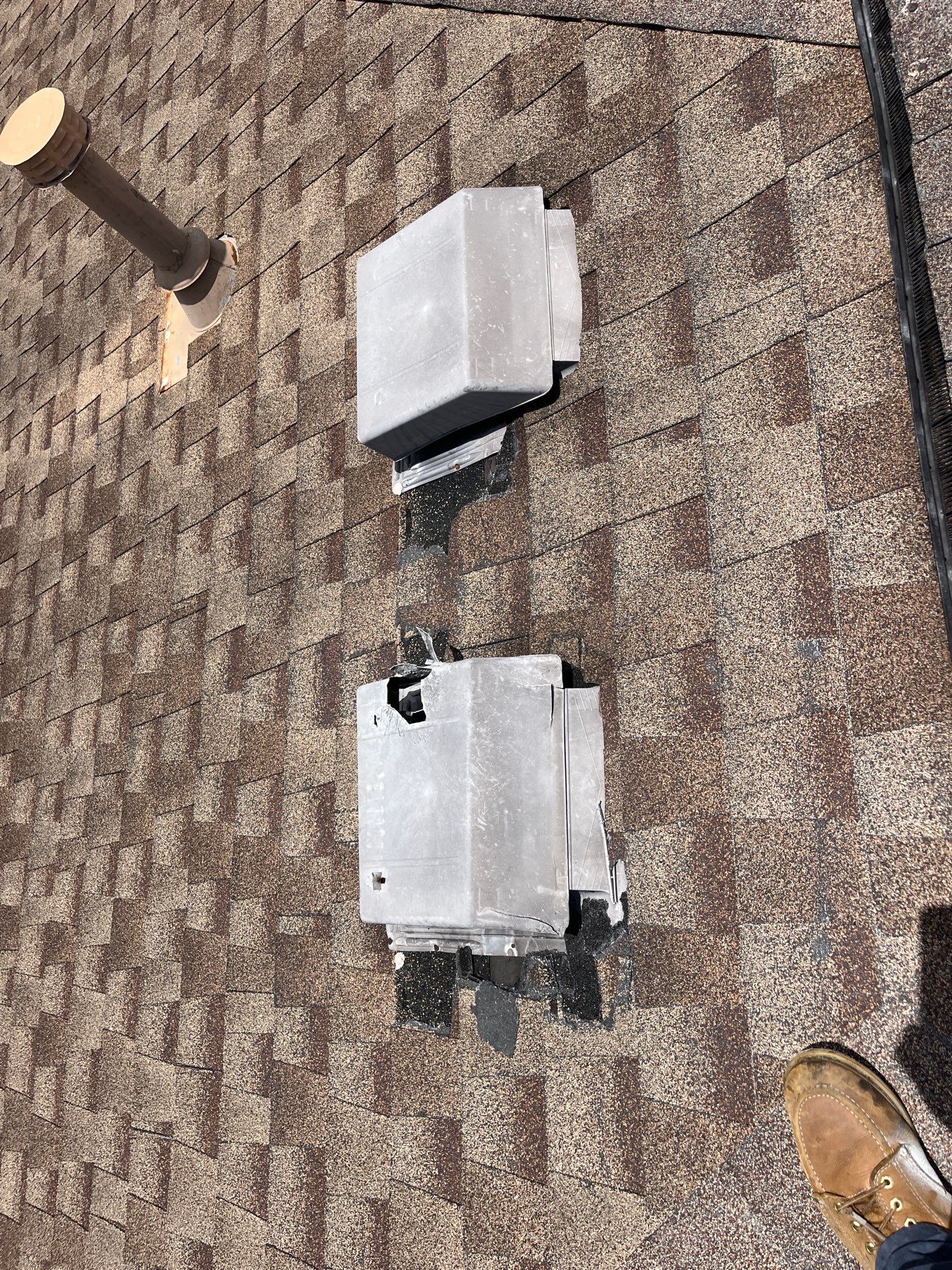 Hail Damage using Owen's Corning Duration (Lifetime) Shingles by Roof Repair Company
