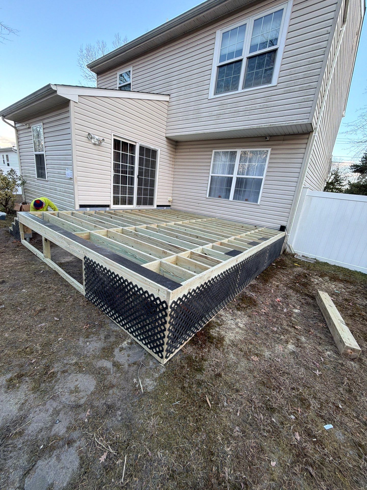 Deck Resurfacing and New Railings on a Porch in Lacey Township, New Jersey by deck guardian