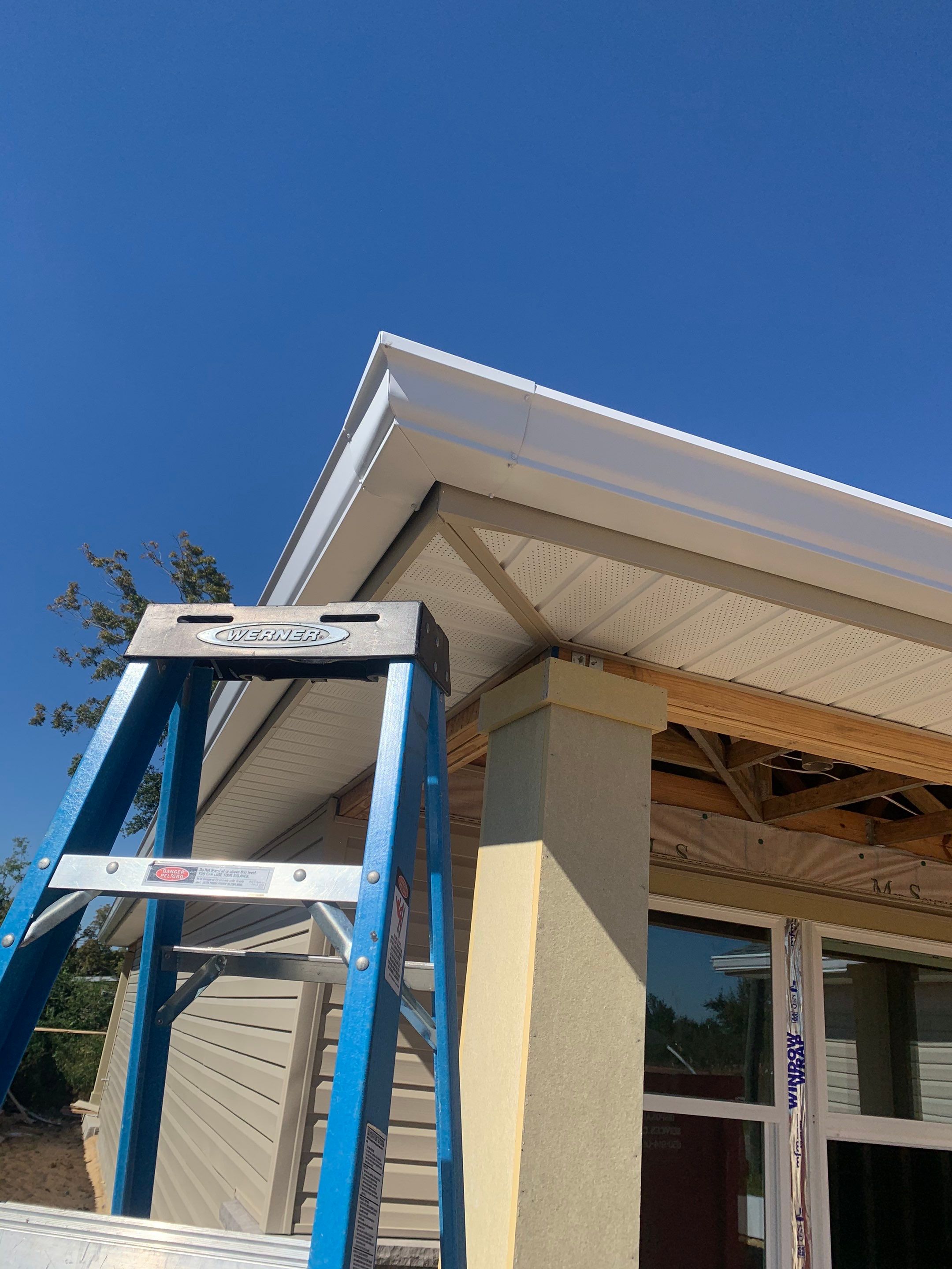 Soffit and Fascia Replacement and Gutter Installation using K-Style Gutters by Gutter Professors