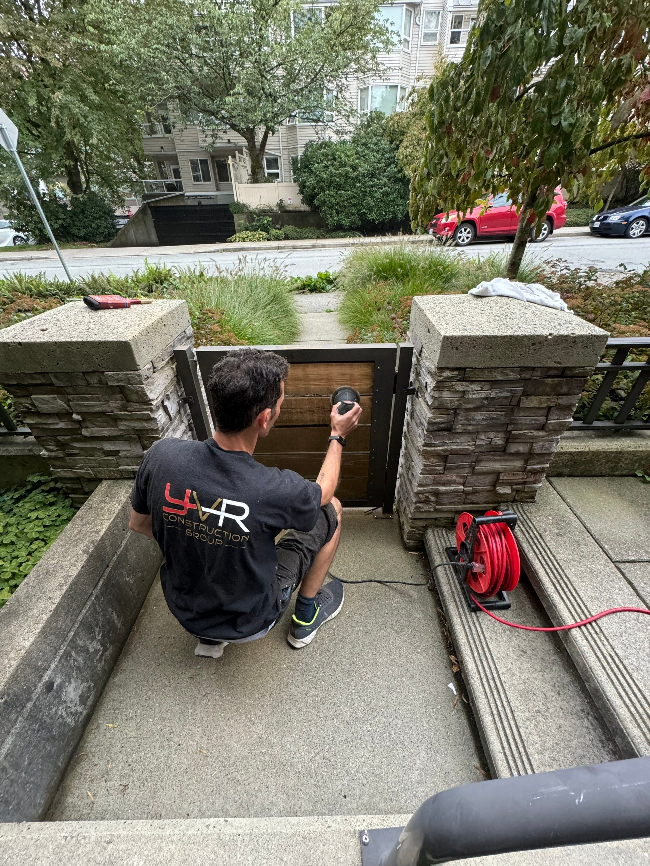 Gate Staining Project by YVR Construction Group
