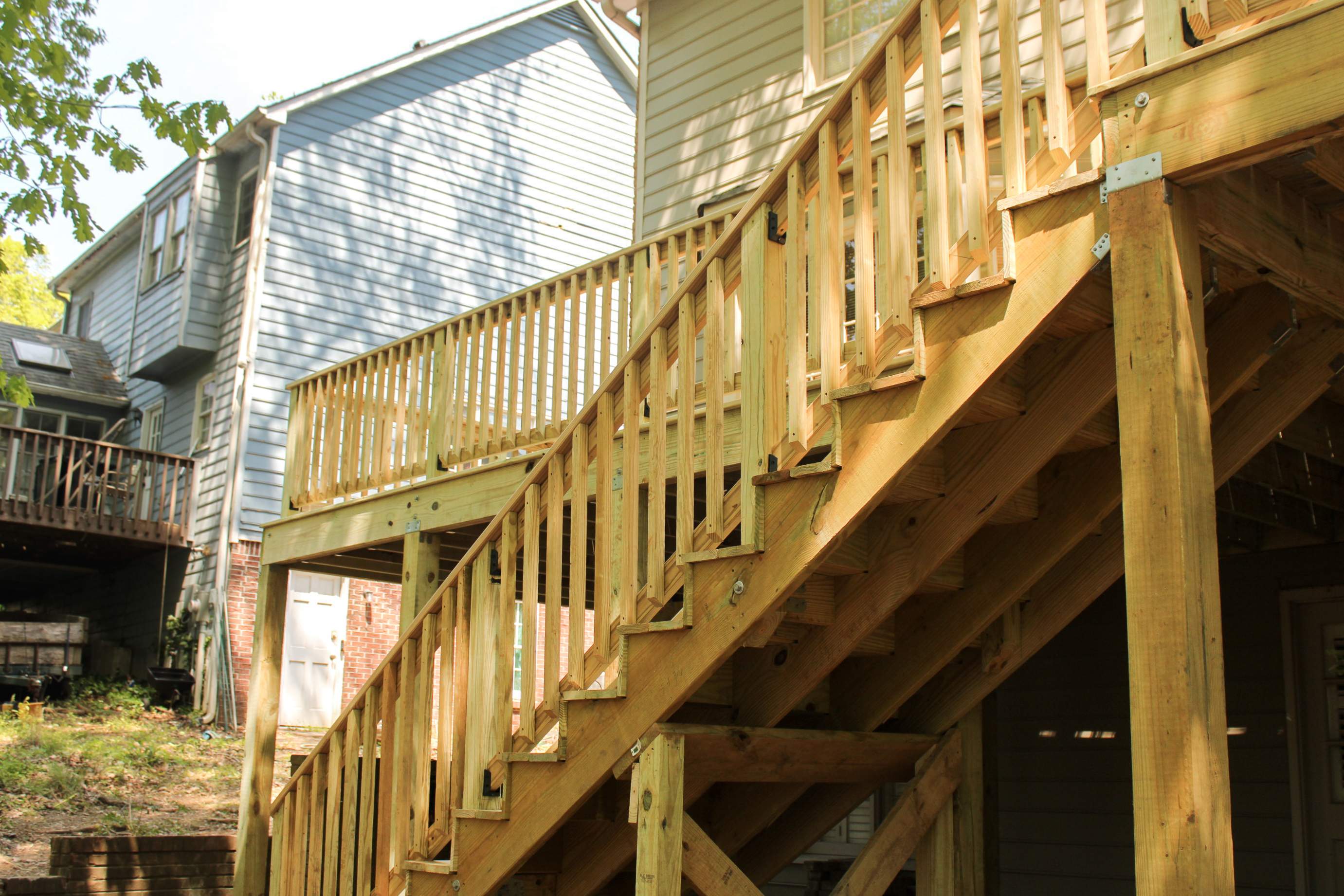 Wood Deck Build in Acworth, GA by Nelson Exteriors 