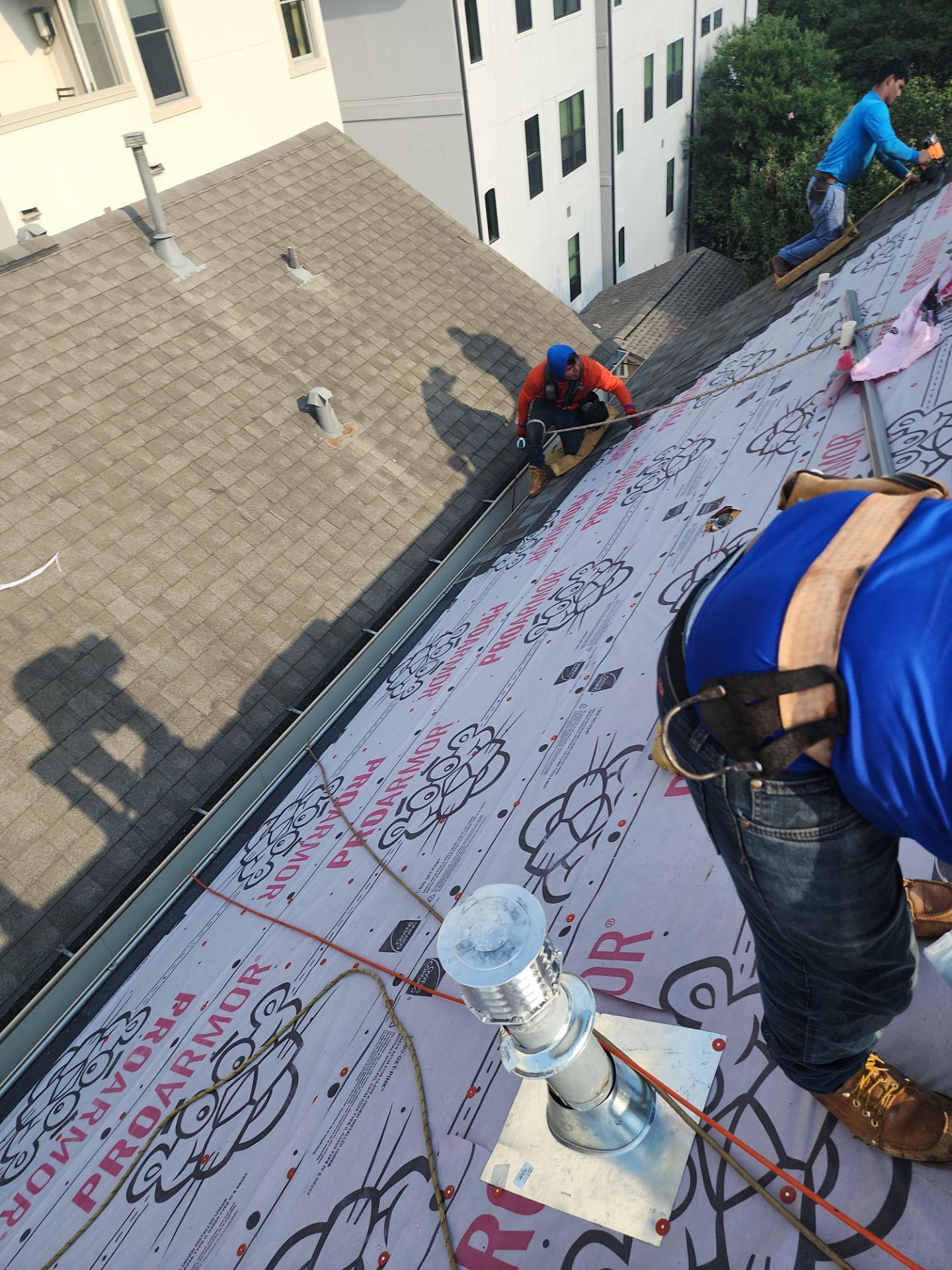 Residential Roofing Installation using Owen's Corning Duration (Lifetime) Shingles by Roof Repair Company