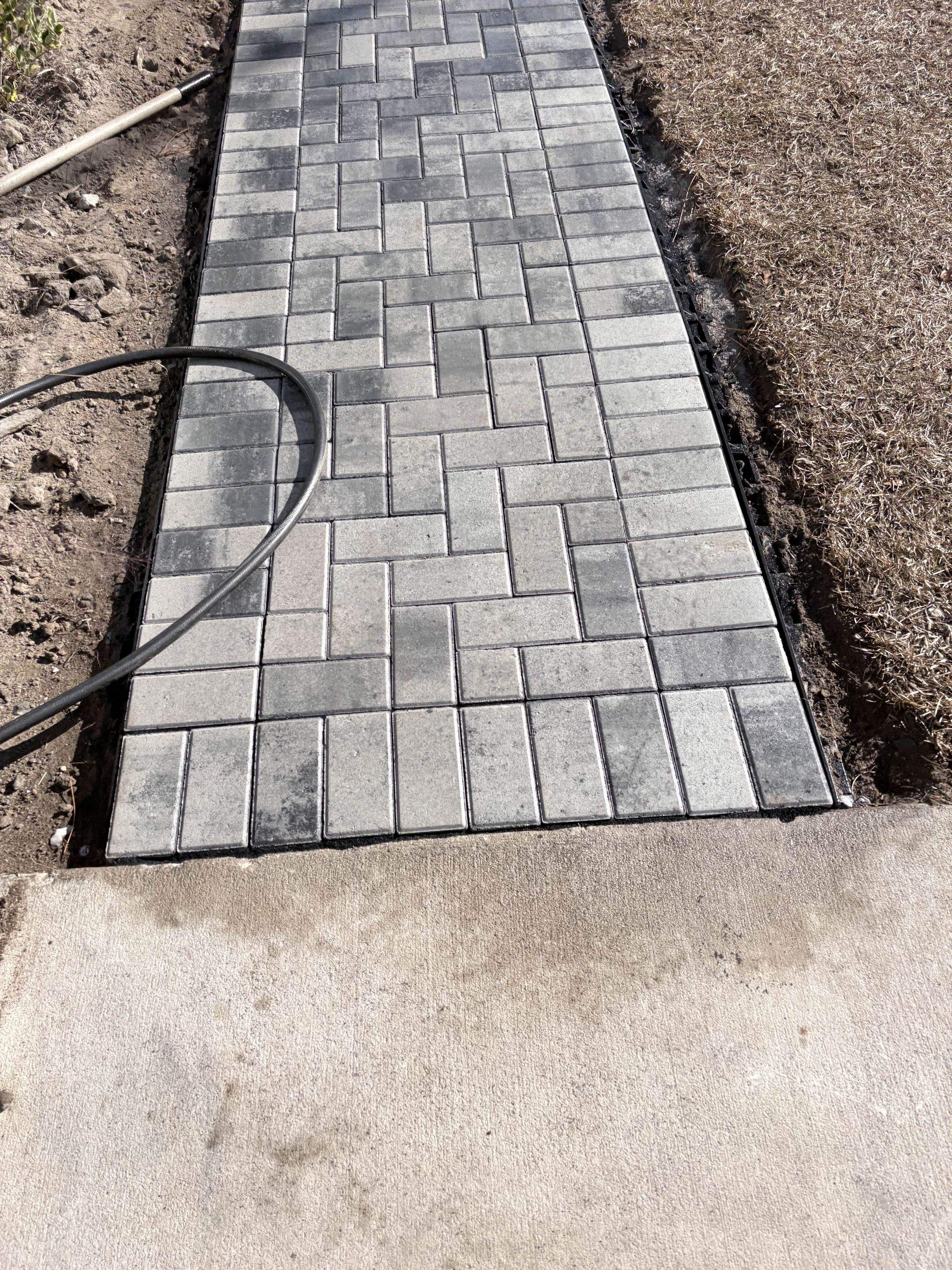 Paver Patio & Walk Way Project in Summerville, SC by Hudson Bros Lawn Care LLC