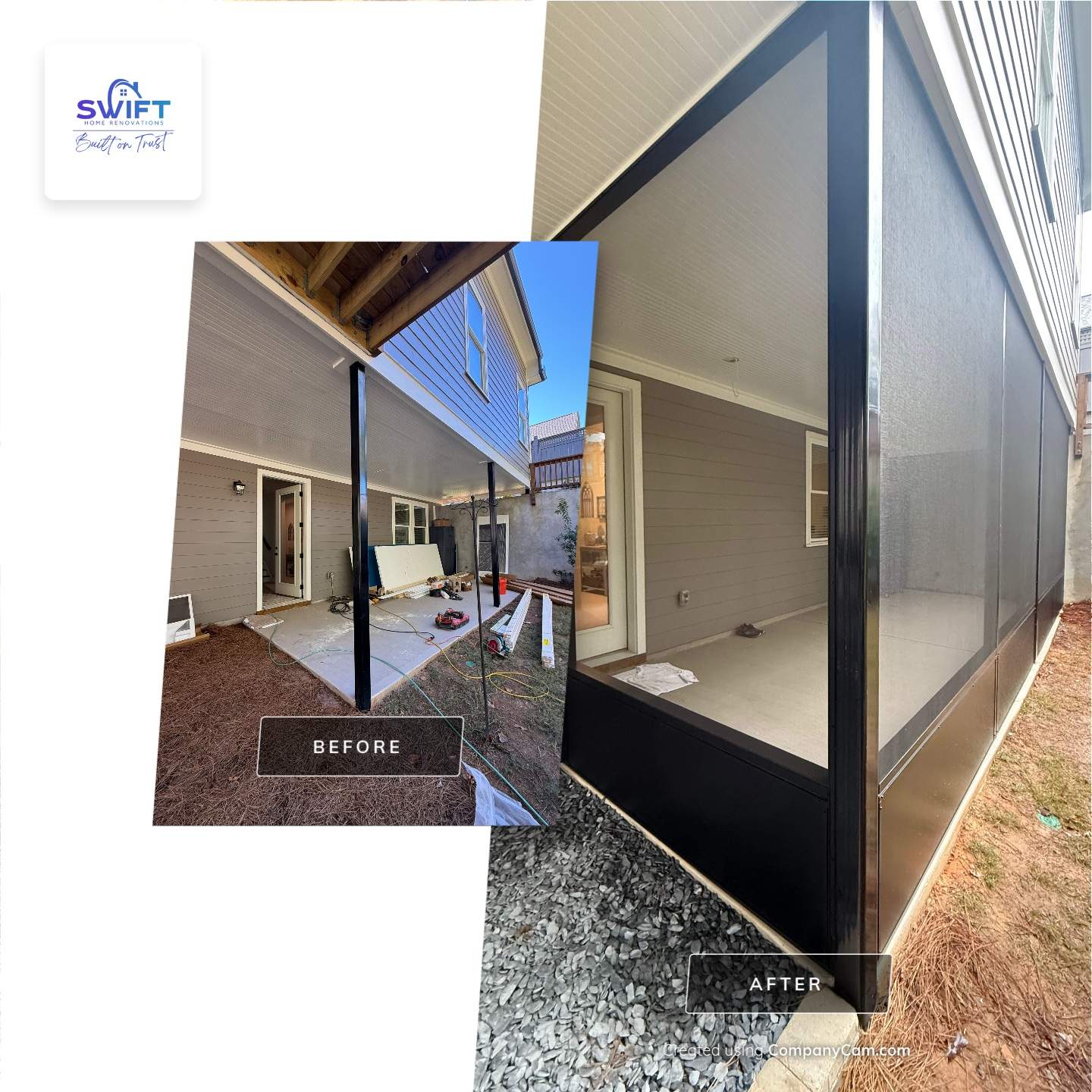 Screen Porch  by Swift Home Renovations 